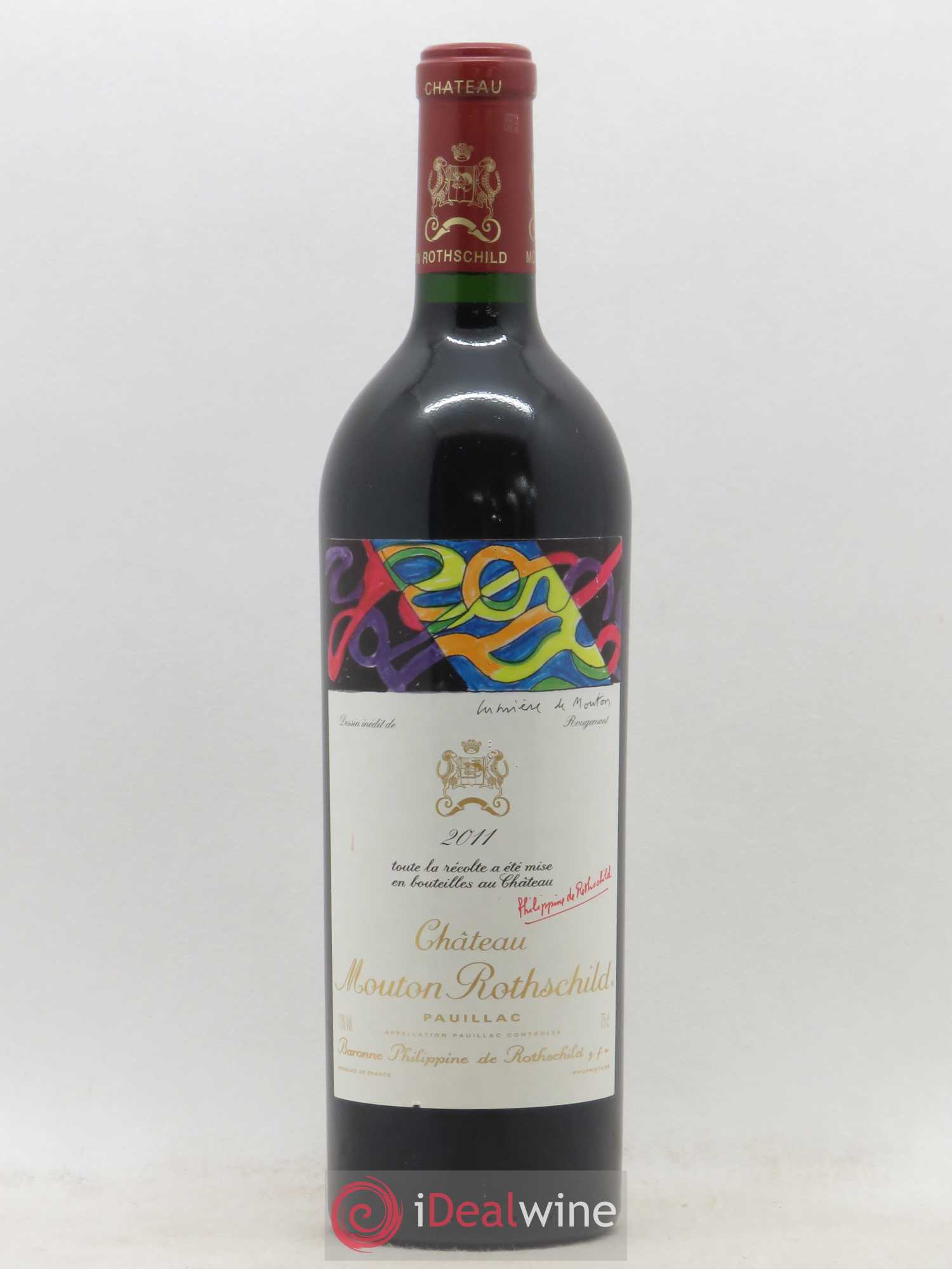 Château Mouton Rothschild 1er Grand Cru Classé 2011 - Lot de 1 bouteille - 0