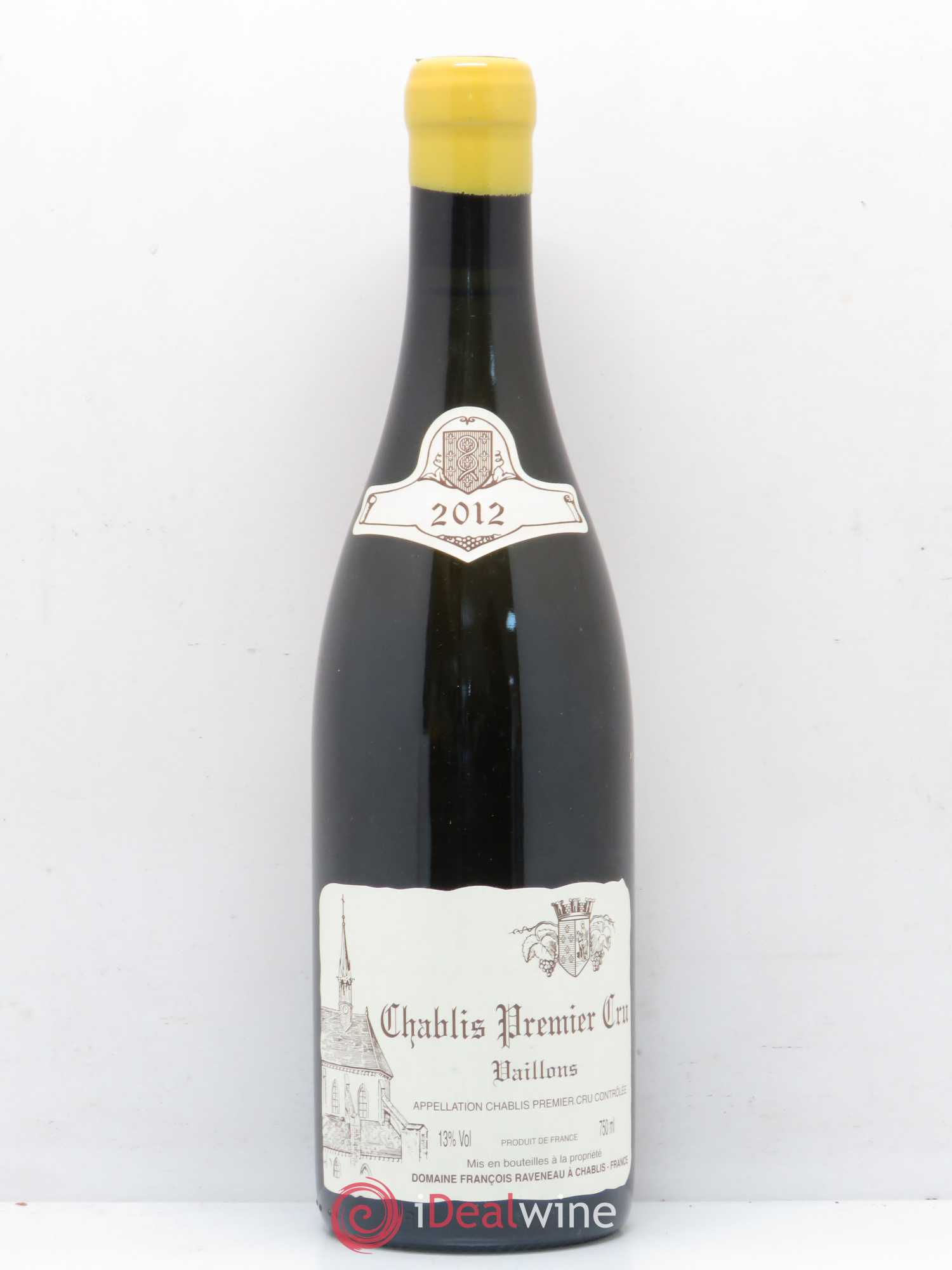 Chablis 1er Cru Vaillons Raveneau (Domaine) 2012 - Lot de 1 bouteille - 0