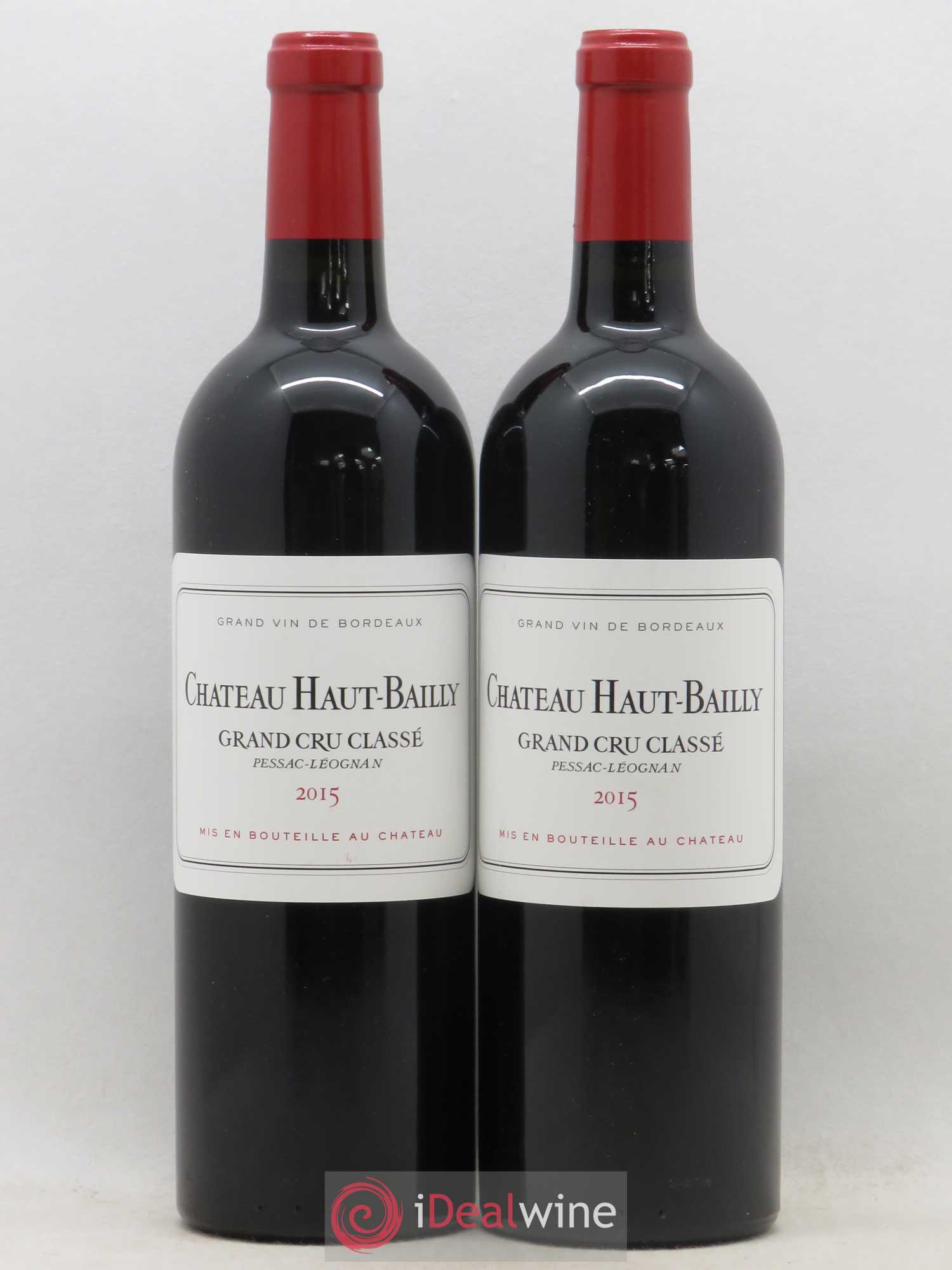 Château Haut-Bailly Cru Classé de Graves 2015 - Lot de 2 bouteilles - 0