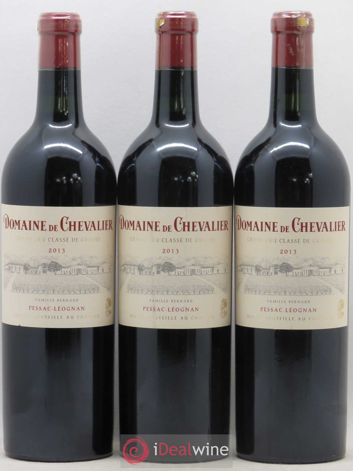 Domaine de Chevalier Cru Classé de Graves 2013 - Lot de 3 bouteilles - 0