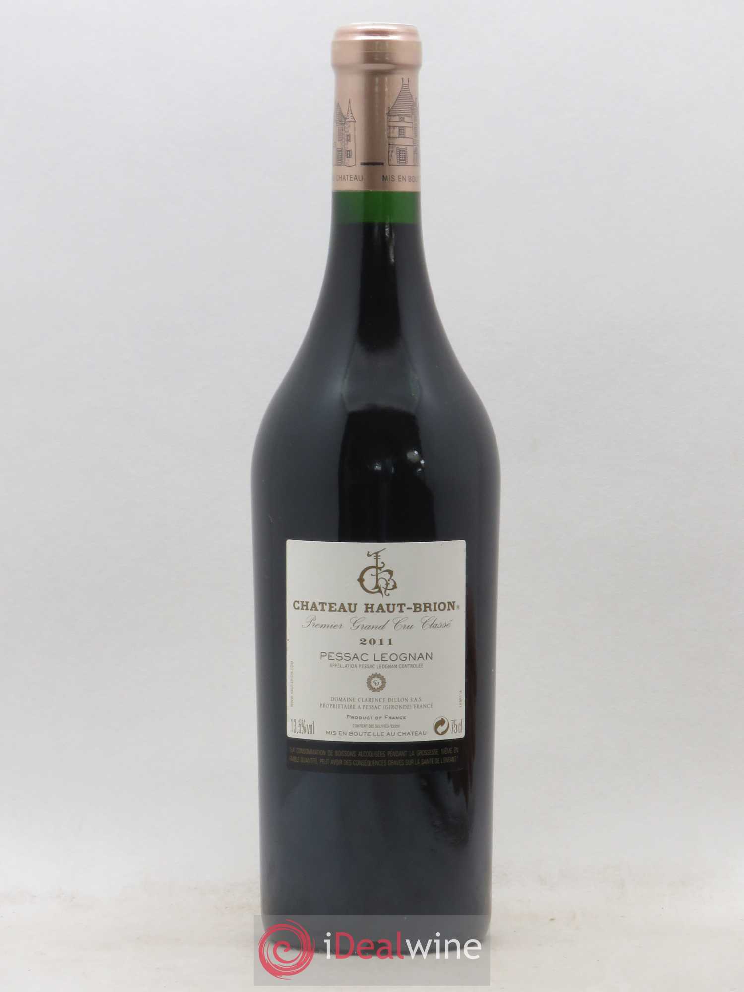 Château Haut Brion 1er Grand Cru Classé 2011 - Lot de 1 bouteille - 1