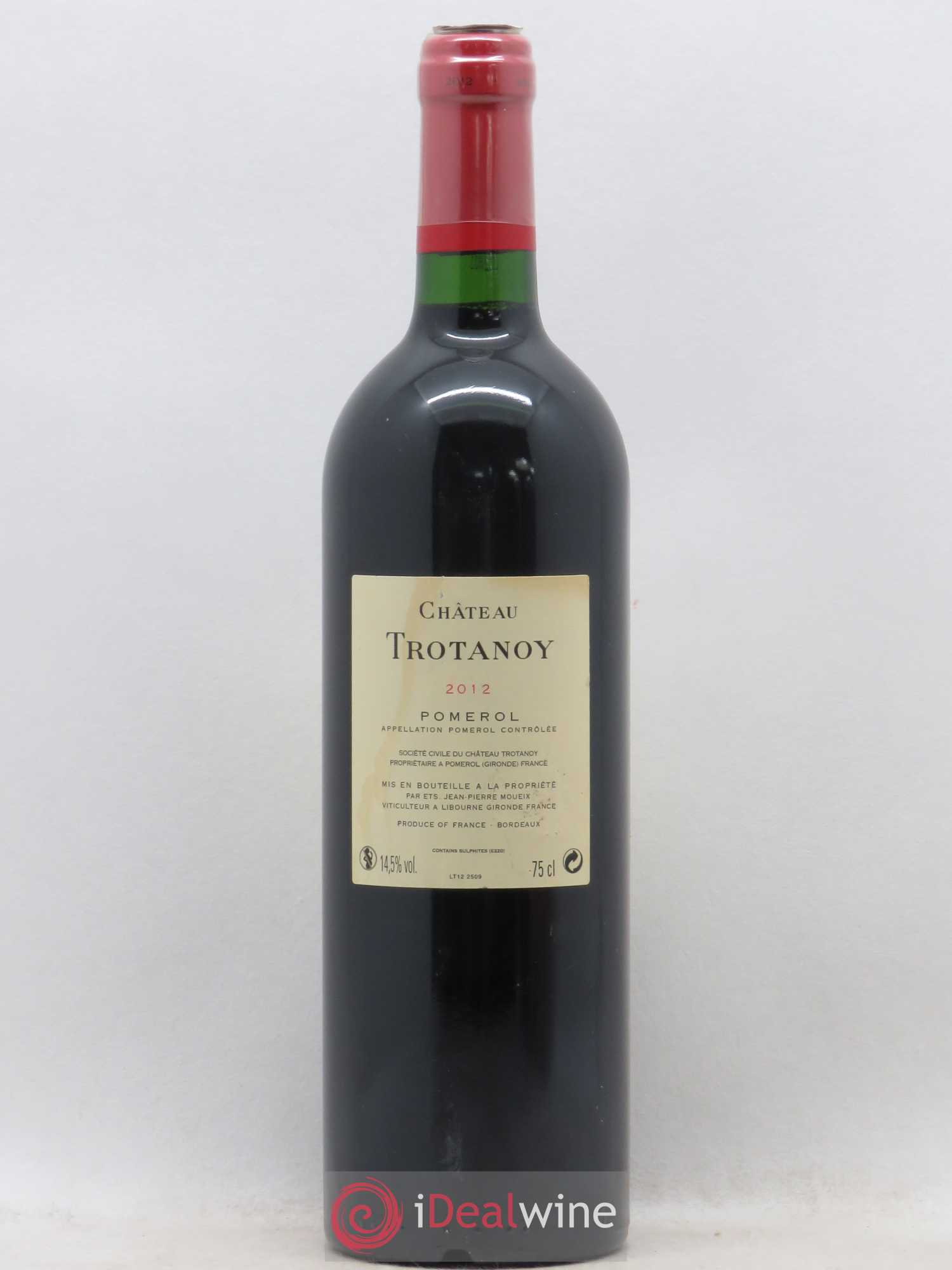 Château Trotanoy 2012 - Lot de 1 bouteille - 1