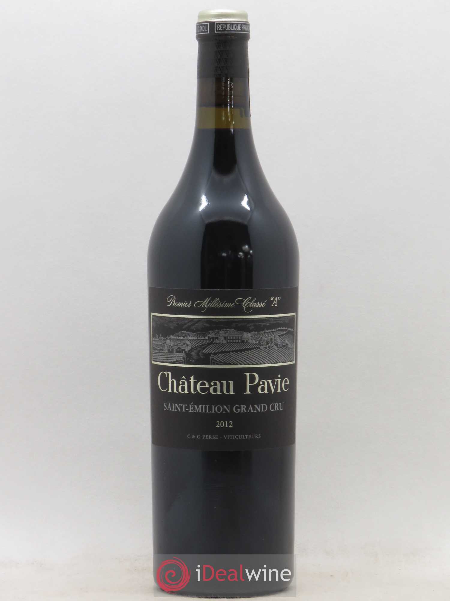Château Pavie 1er Grand Cru Classé A 2012 - Lot de 1 bouteille - 0