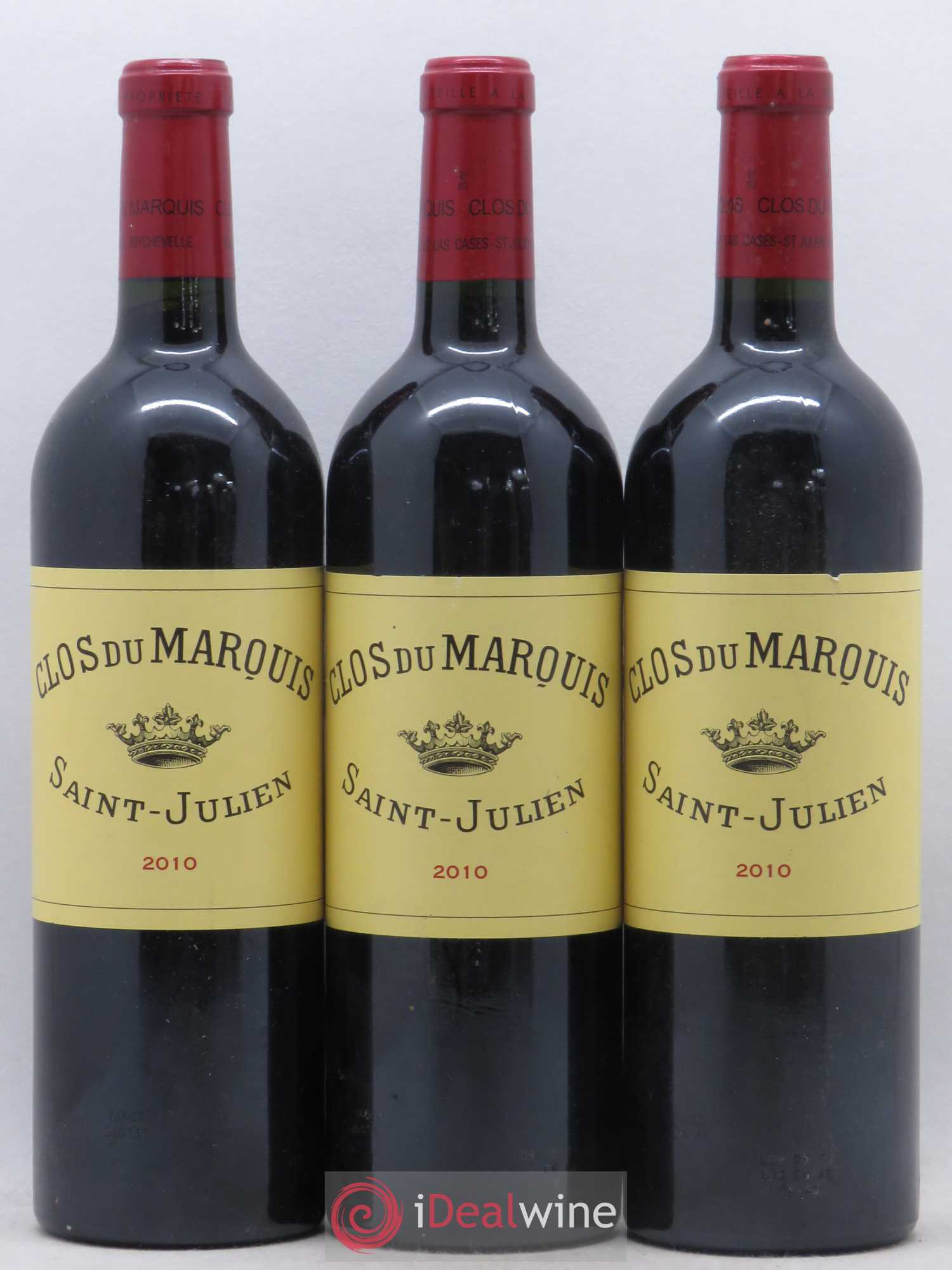 Clos du Marquis 2010 - Lot de 3 bouteilles - 0
