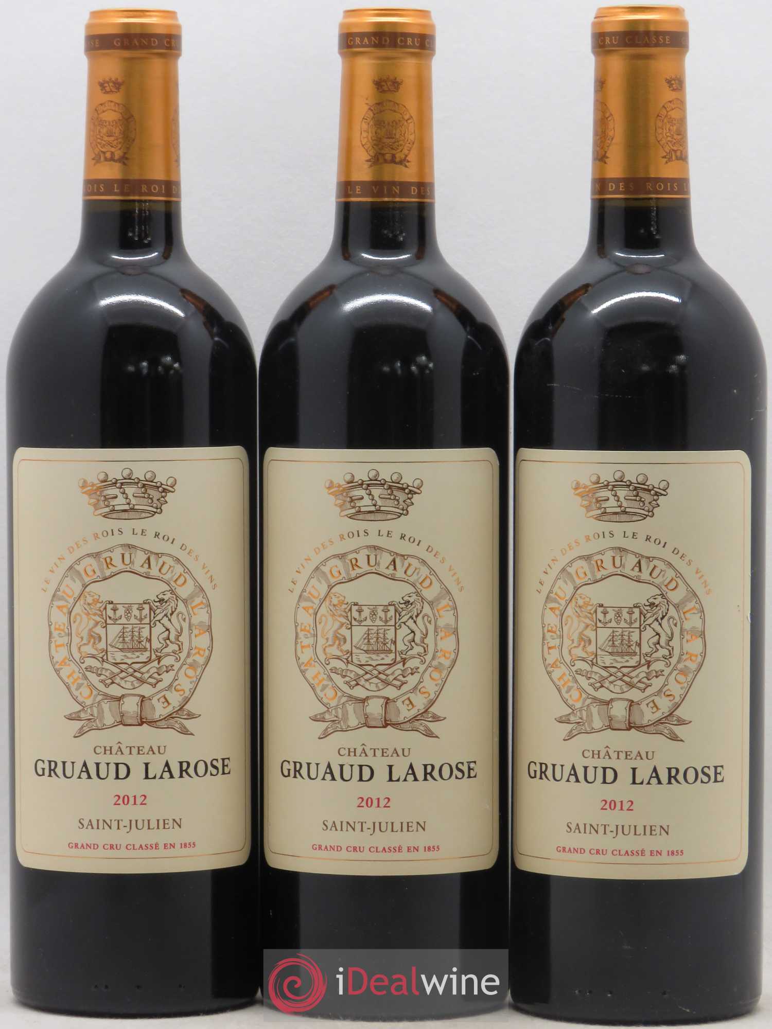 Château Gruaud Larose 2ème Grand Cru Classé 2012 - Lot de 3 bouteilles - 0