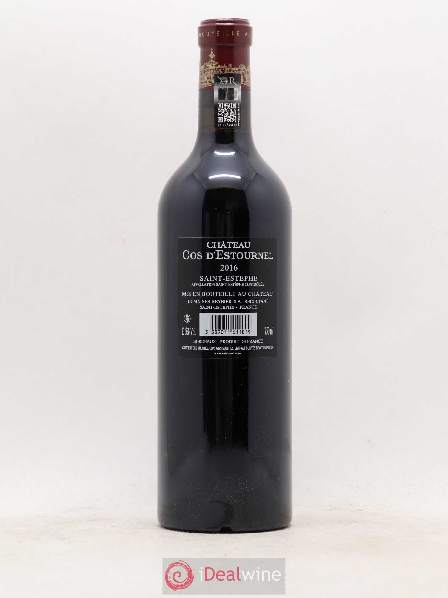 Cos d'Estournel 2ème Grand Cru Classé 2016 - Lot de 1 bouteille - 1