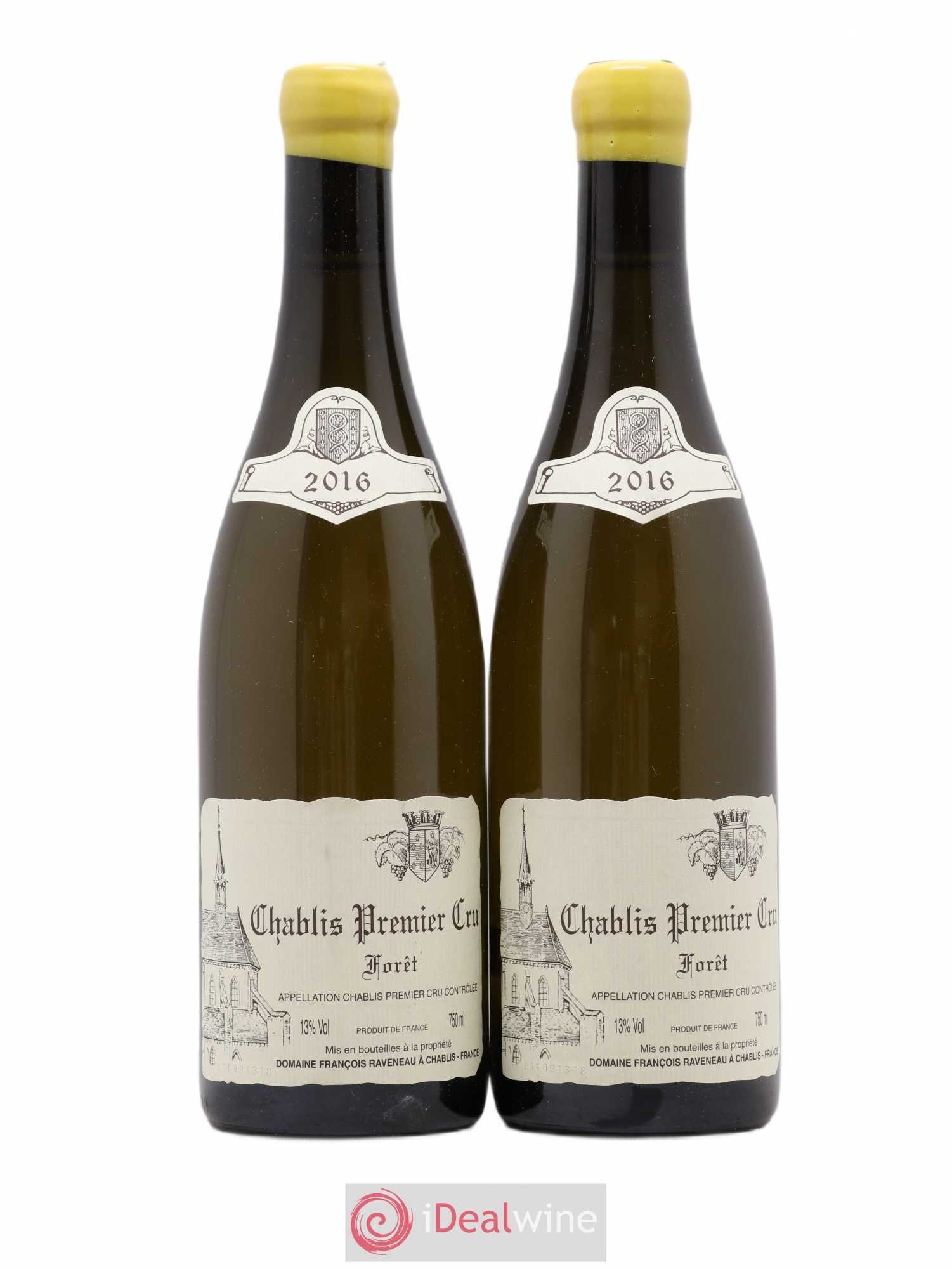 Chablis 1er Cru Forêt Raveneau (Domaine) 2016 - Lot de 2 bouteilles - 0