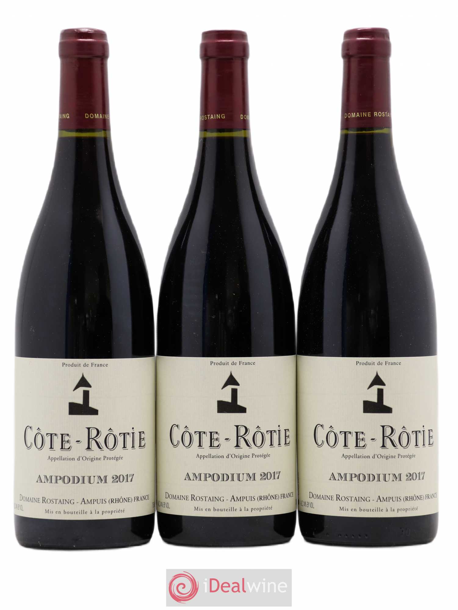 Côte-Rôtie Ampodium René Rostaing 2017 - Lotto di 3 bottiglie - 0