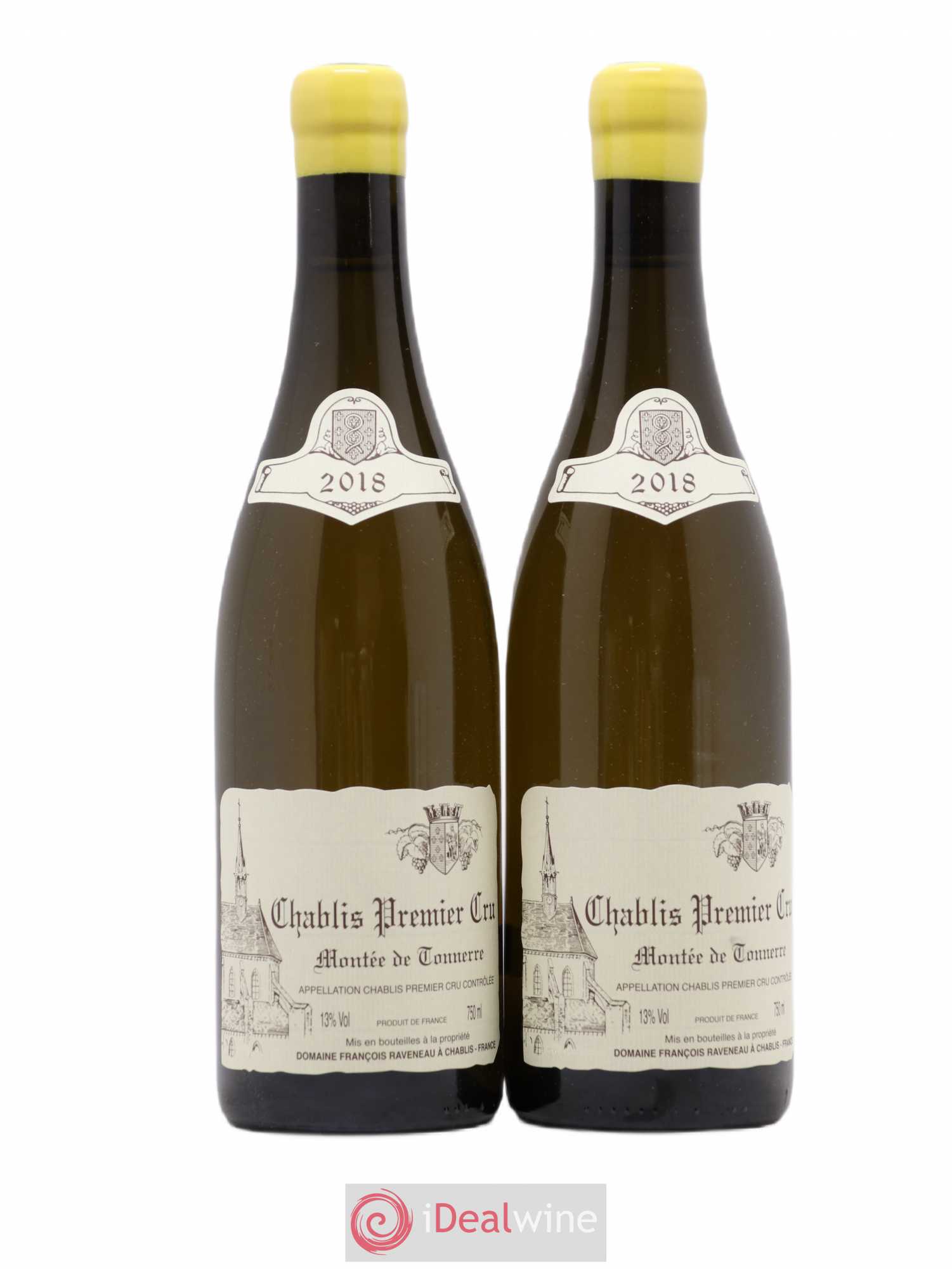 Chablis 1er Cru Montée de Tonnerre Raveneau (Domaine) 2018 - Lot de 2 bouteilles - 0