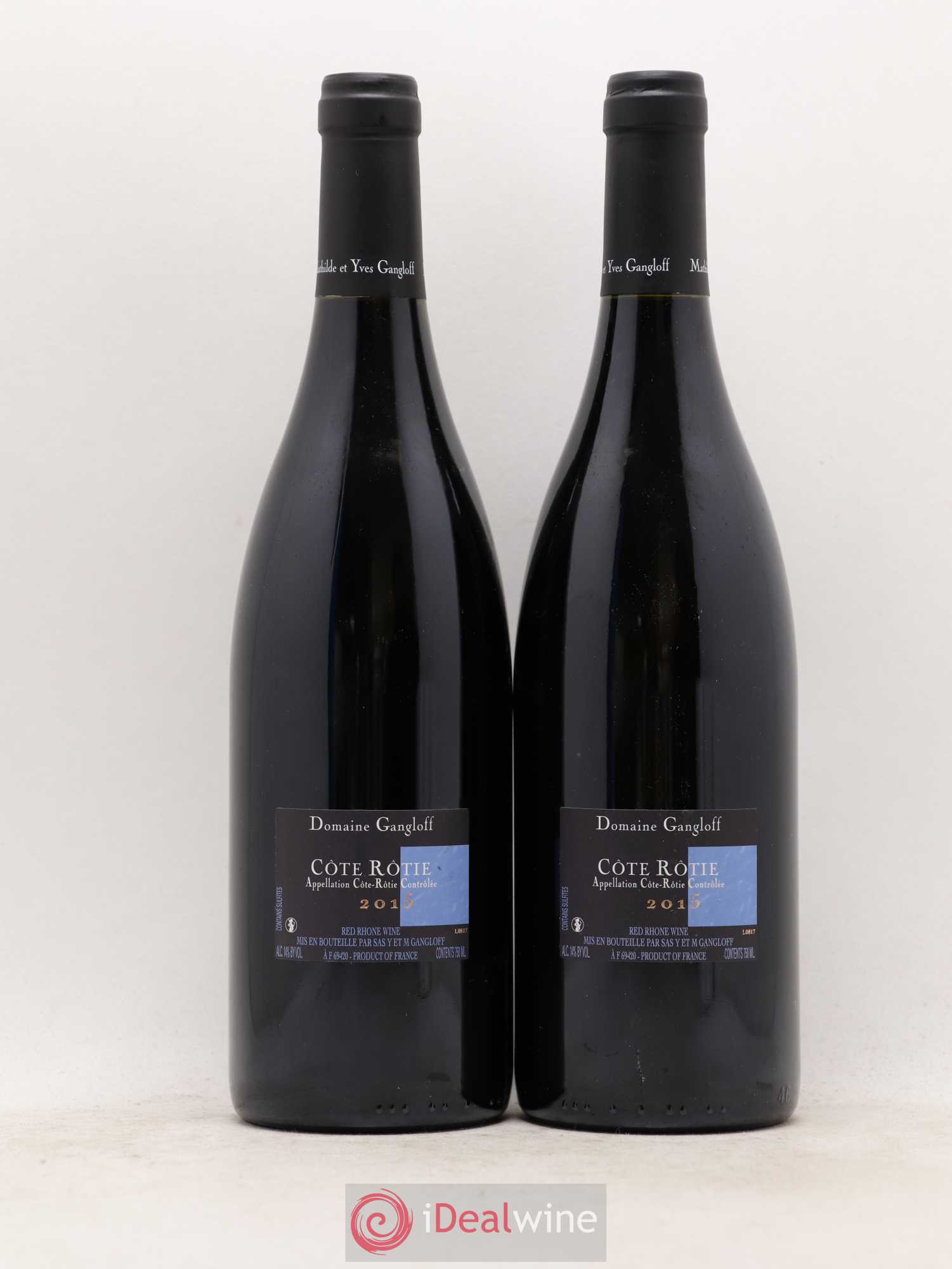 Côte-Rôtie La Barbarine Gangloff (Domaine) 2015 - Lot de 2 bouteilles - 1
