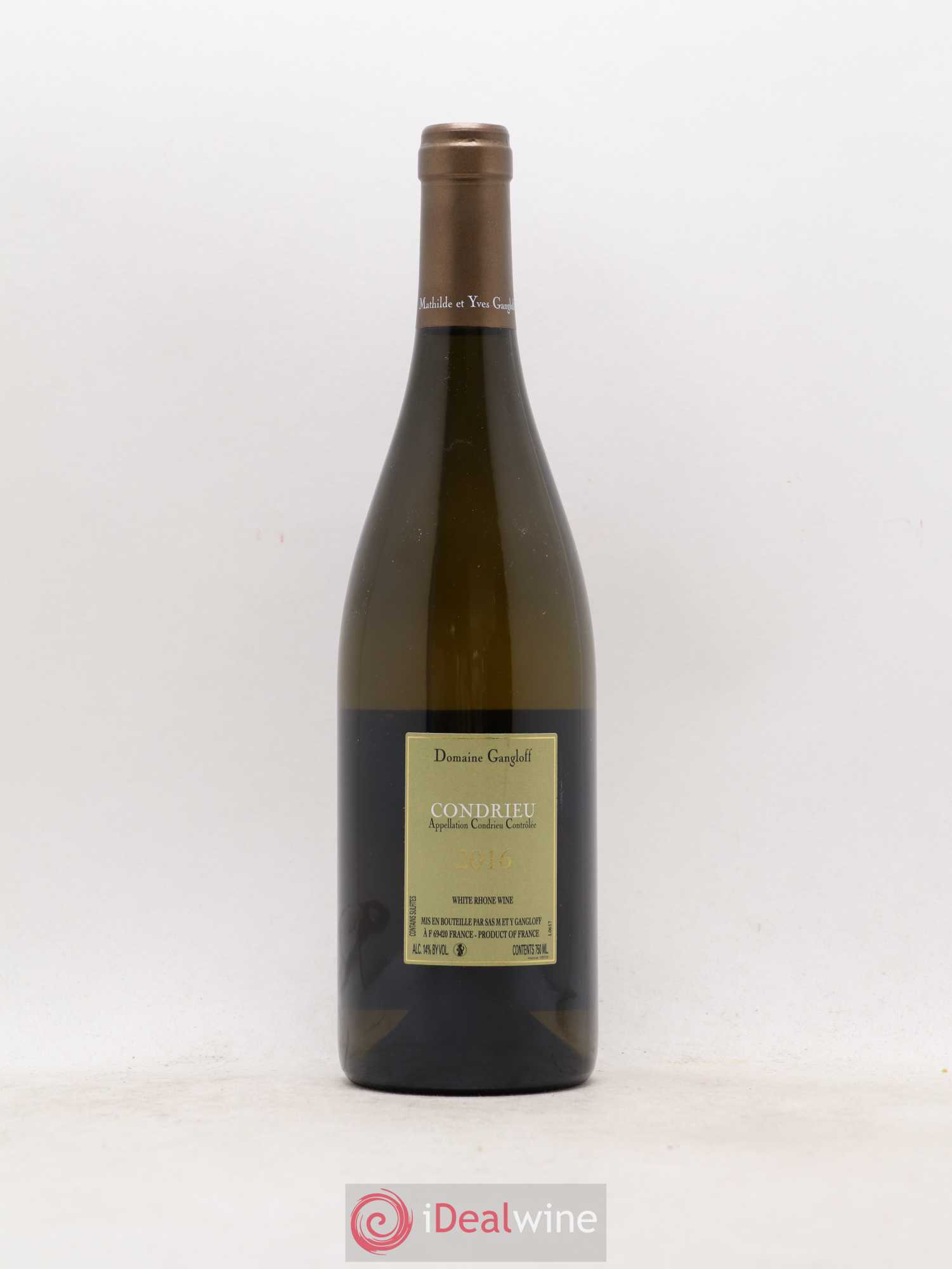 Condrieu Domaine Gangloff (Domaine) 2016 - Lot de 1 bouteille - 1