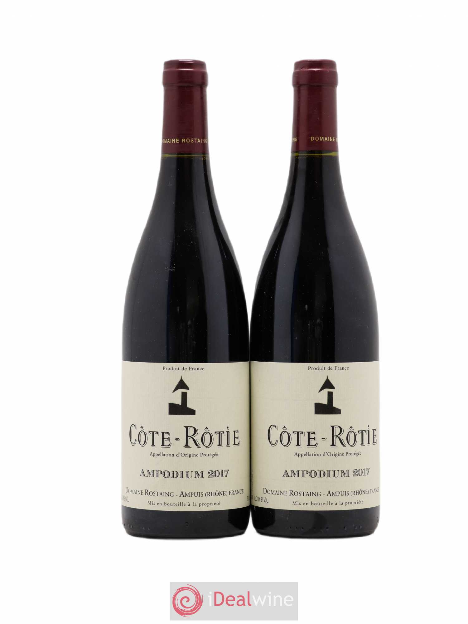 Côte-Rôtie Ampodium René Rostaing 2017 - Lot of 2 bottles - 0