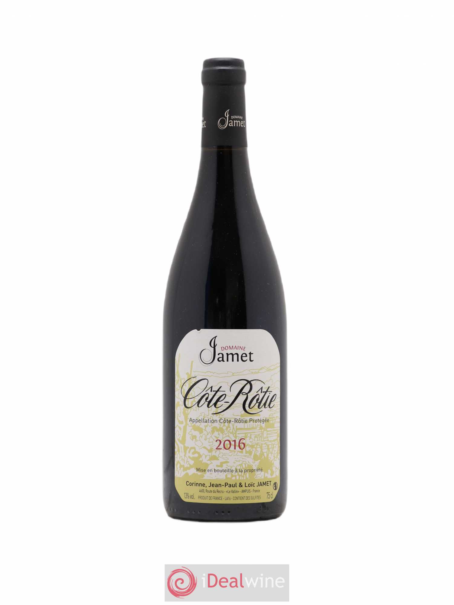 Côte-Rôtie Jamet (Domaine) 2016 - Lot de 1 bouteille - 0