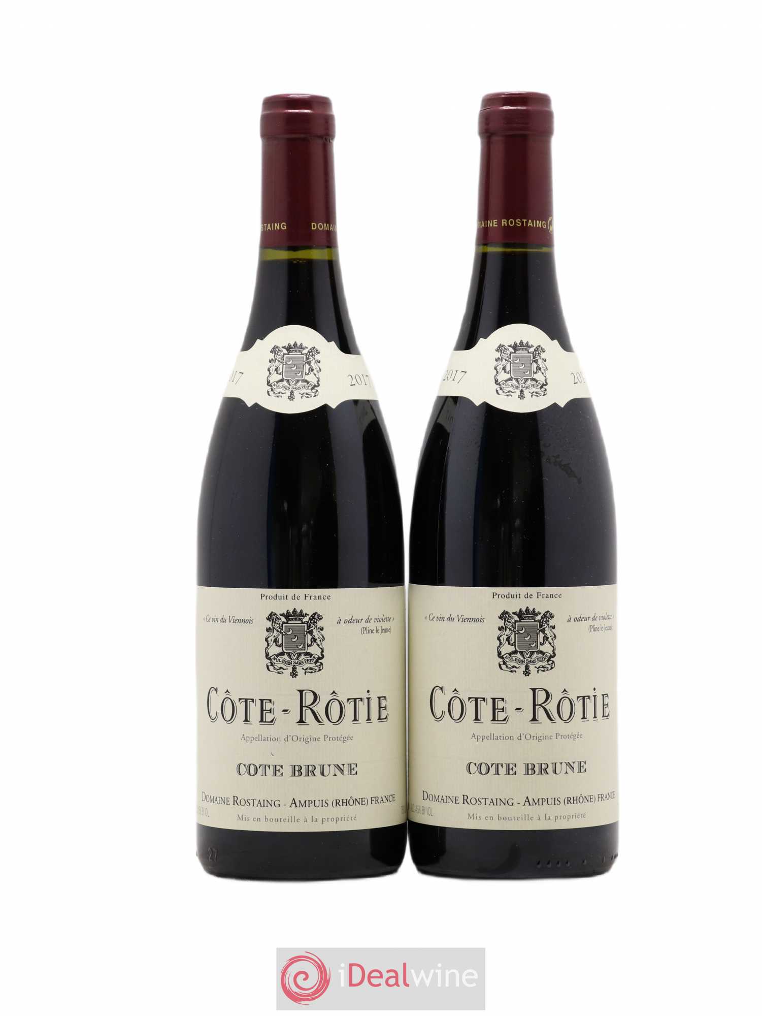 Côte-Rôtie Côte Brune René Rostaing 2017 - Posten von 2 Flaschen - 0