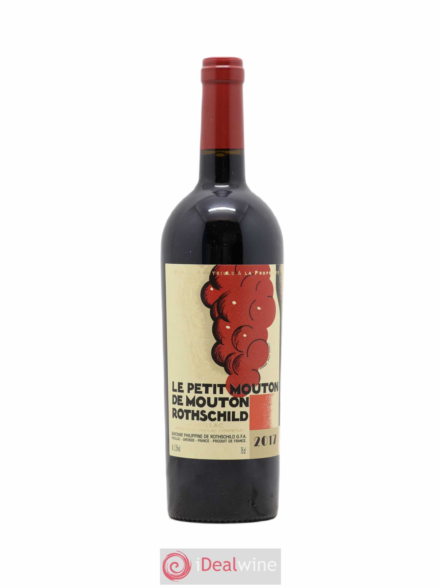Petit Mouton Second Vin 2017 - Lot de 1 bouteille - 0