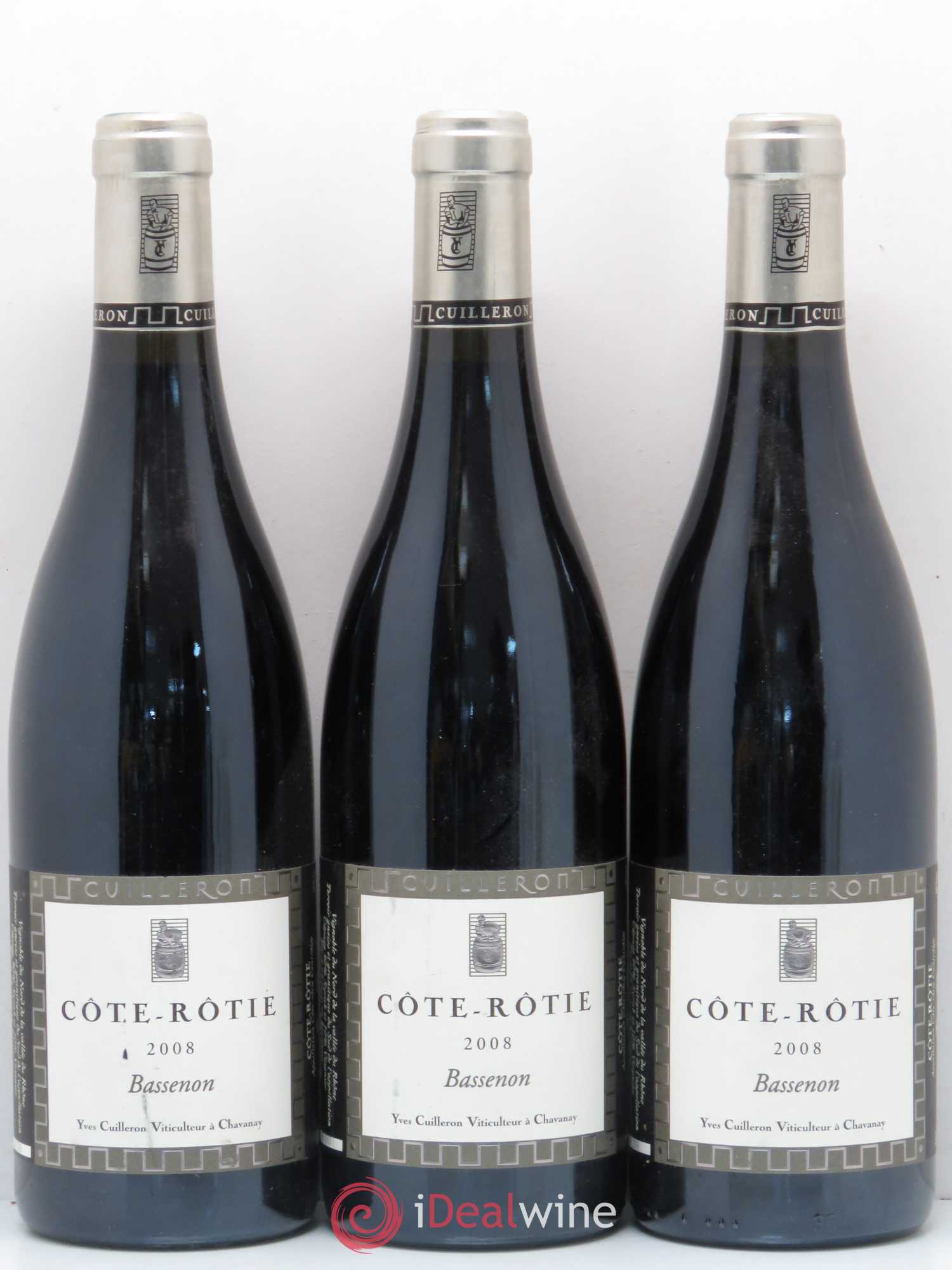 Côte-Rôtie Bassenon Yves Cuilleron (Domaine) 2008 - Lot de 3 bouteilles - 0