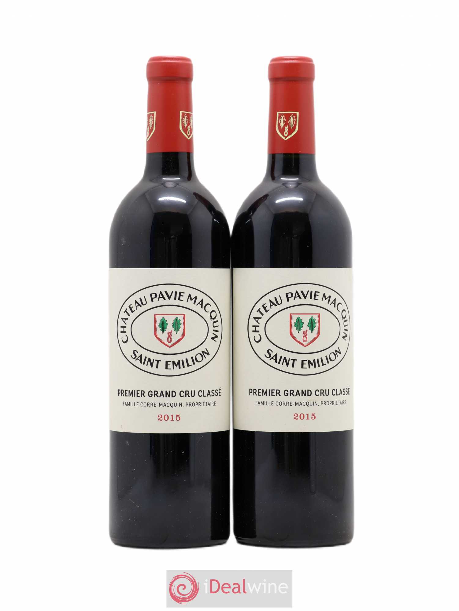 Château Pavie Macquin 1er Grand Cru Classé B 2015 - Lot de 2 bouteilles - 0