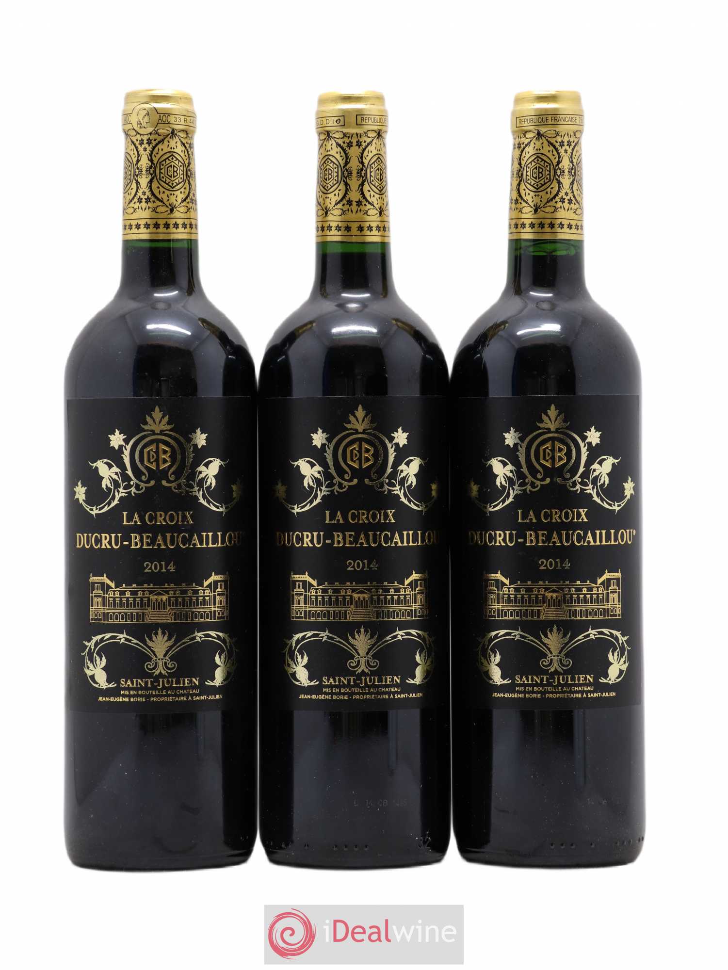 La Croix de Beaucaillou Second Vin 2014 - Lot de 3 bouteilles - 0