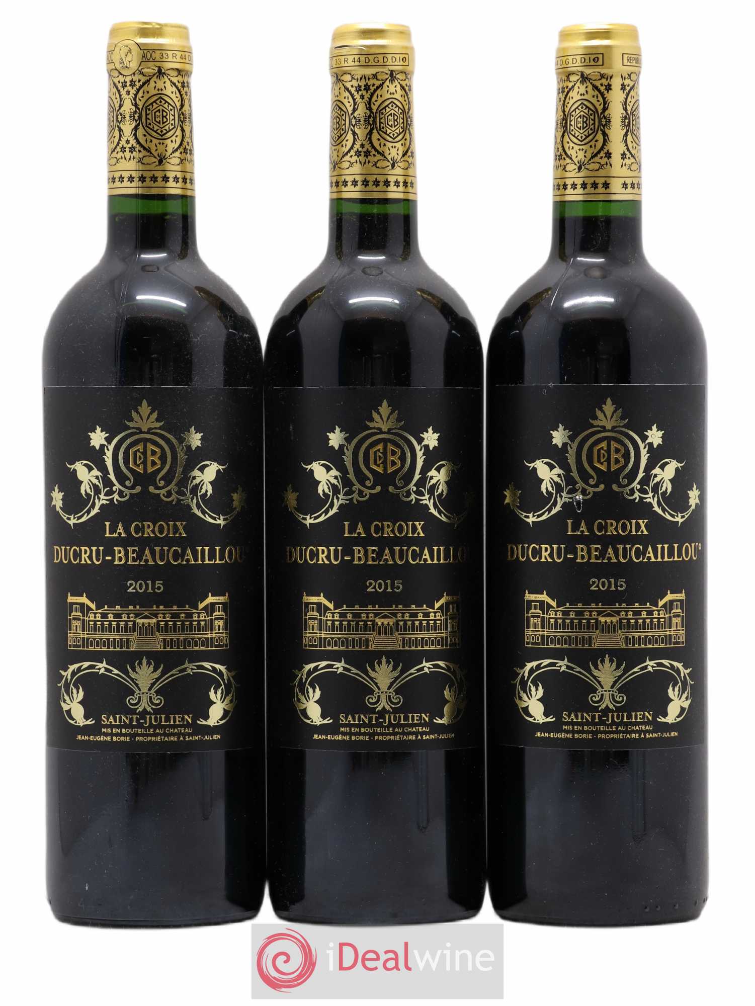 La Croix de Beaucaillou Second Vin 2015 - Lot de 3 bouteilles - 0