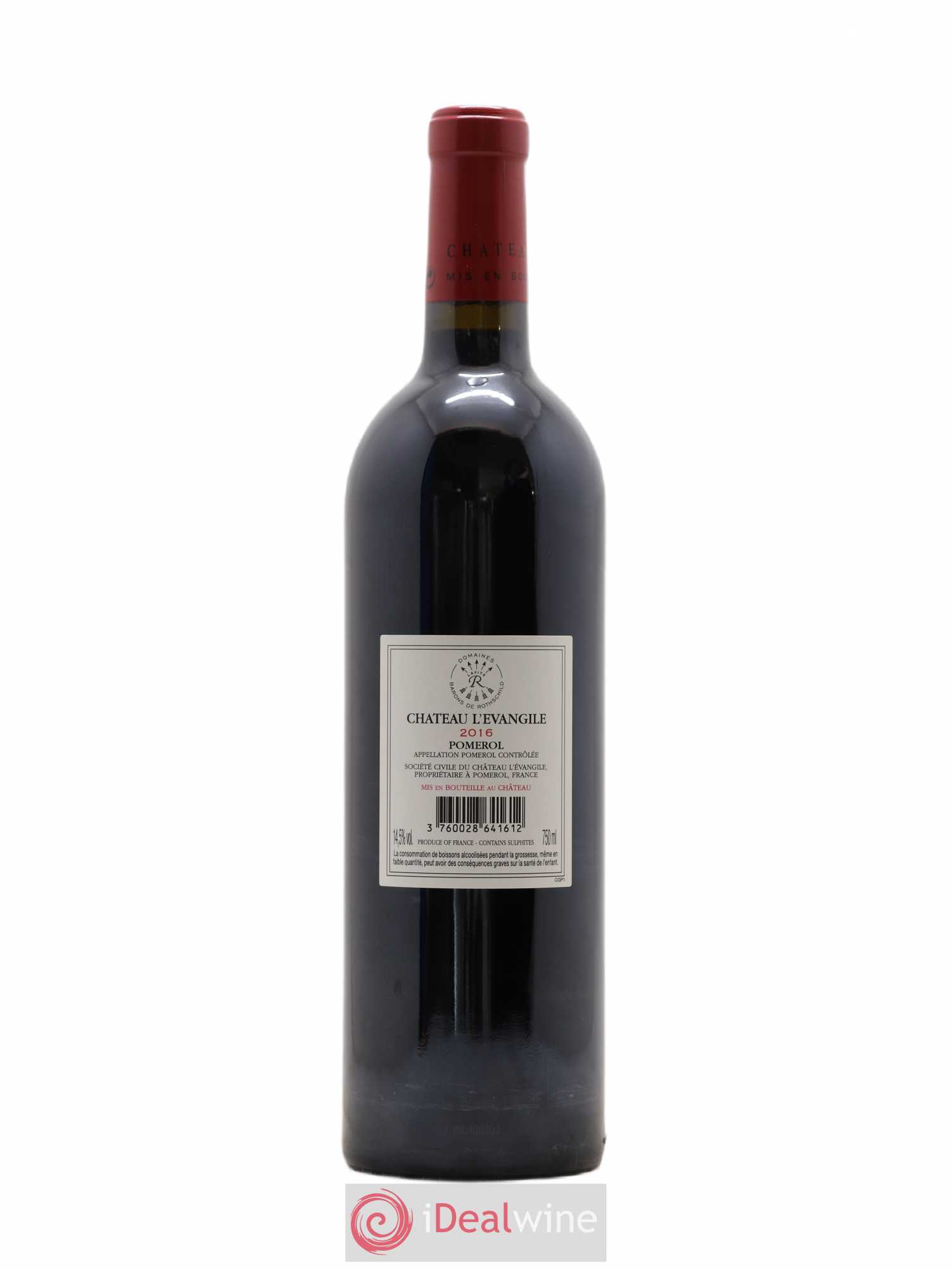 Château l' Évangile 2016 - Lot de 1 bouteille - 1