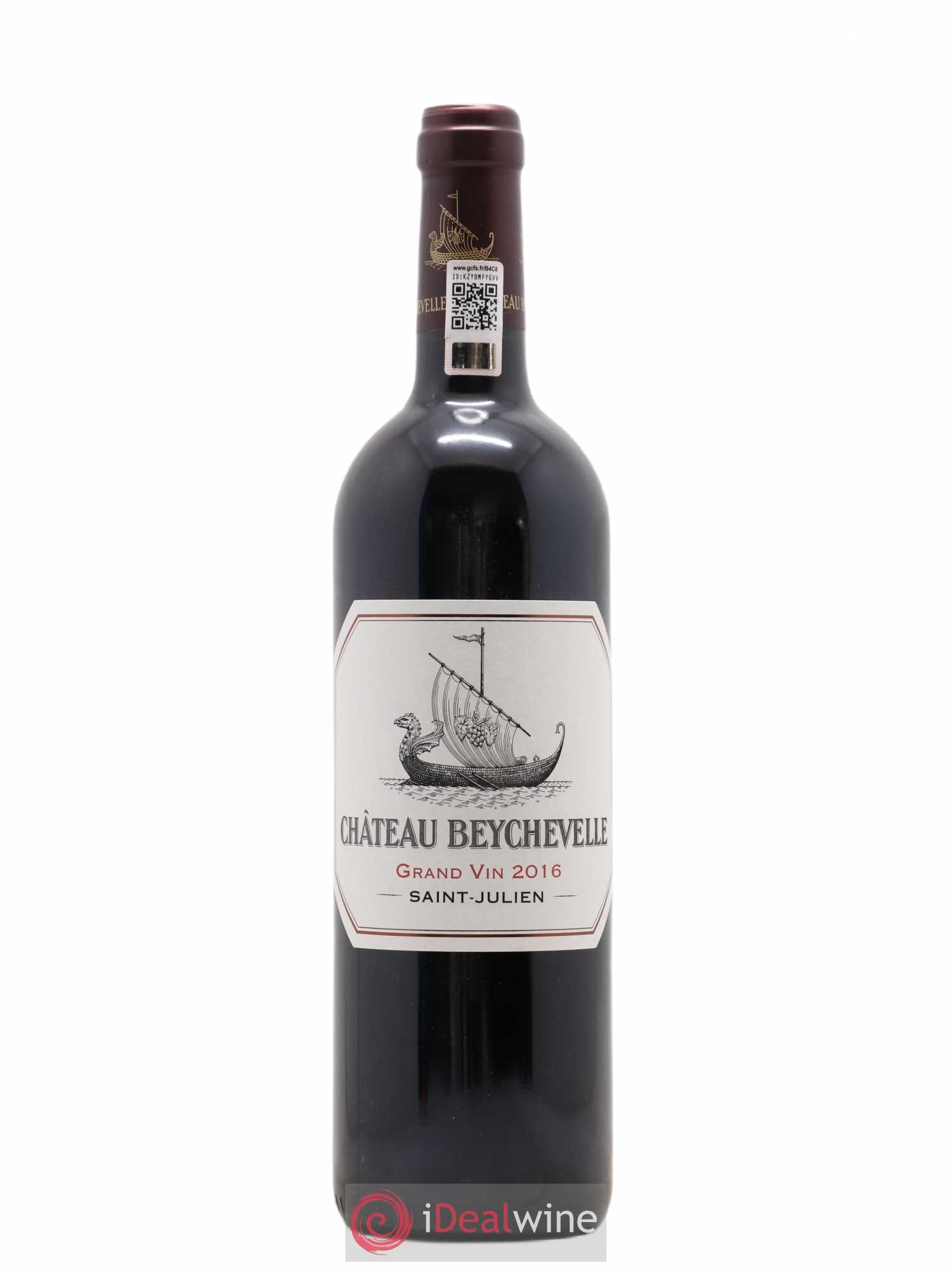 Château Beychevelle 4ème Grand Cru Classé 2016 - Lot de 1 bouteille - 0