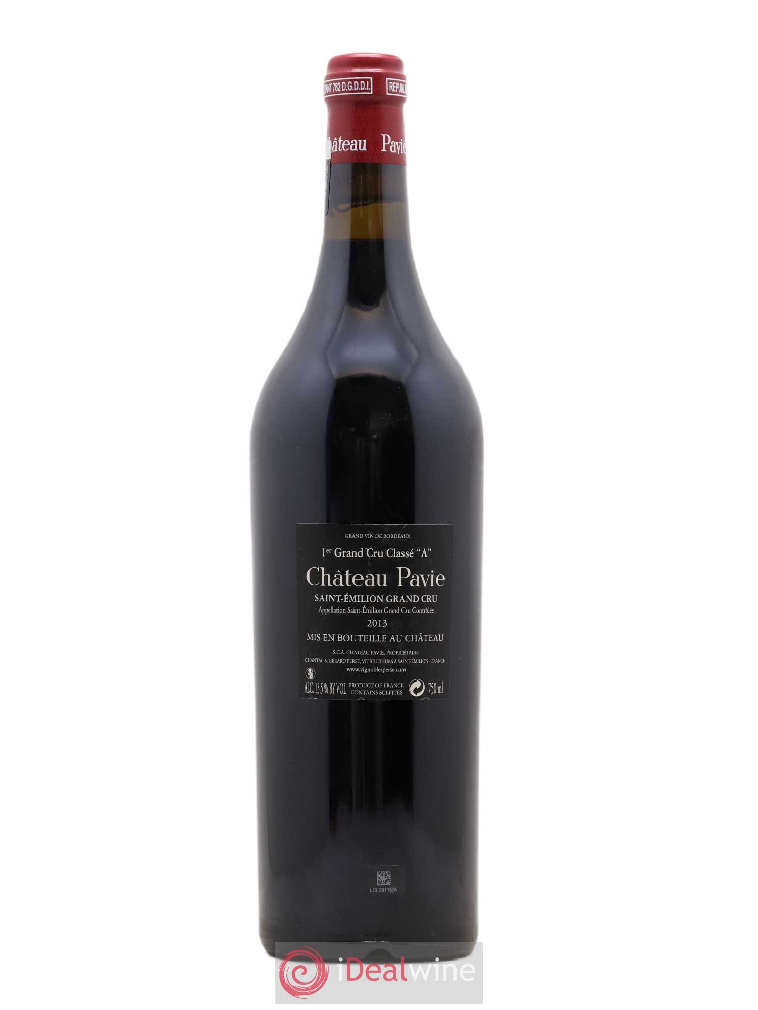 Château Pavie 1er Grand Cru Classé A 2013 - Lot de 1 bouteille - 1