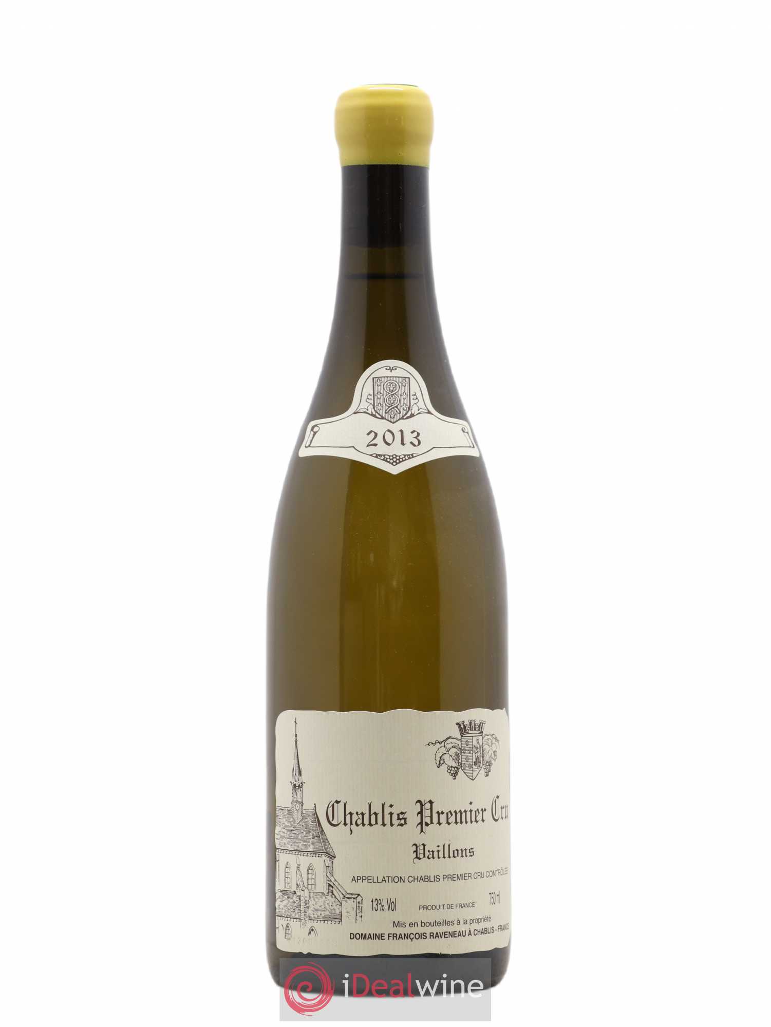 Chablis 1er Cru Vaillons Raveneau (Domaine) 2013 - Lot de 1 bouteille - 0