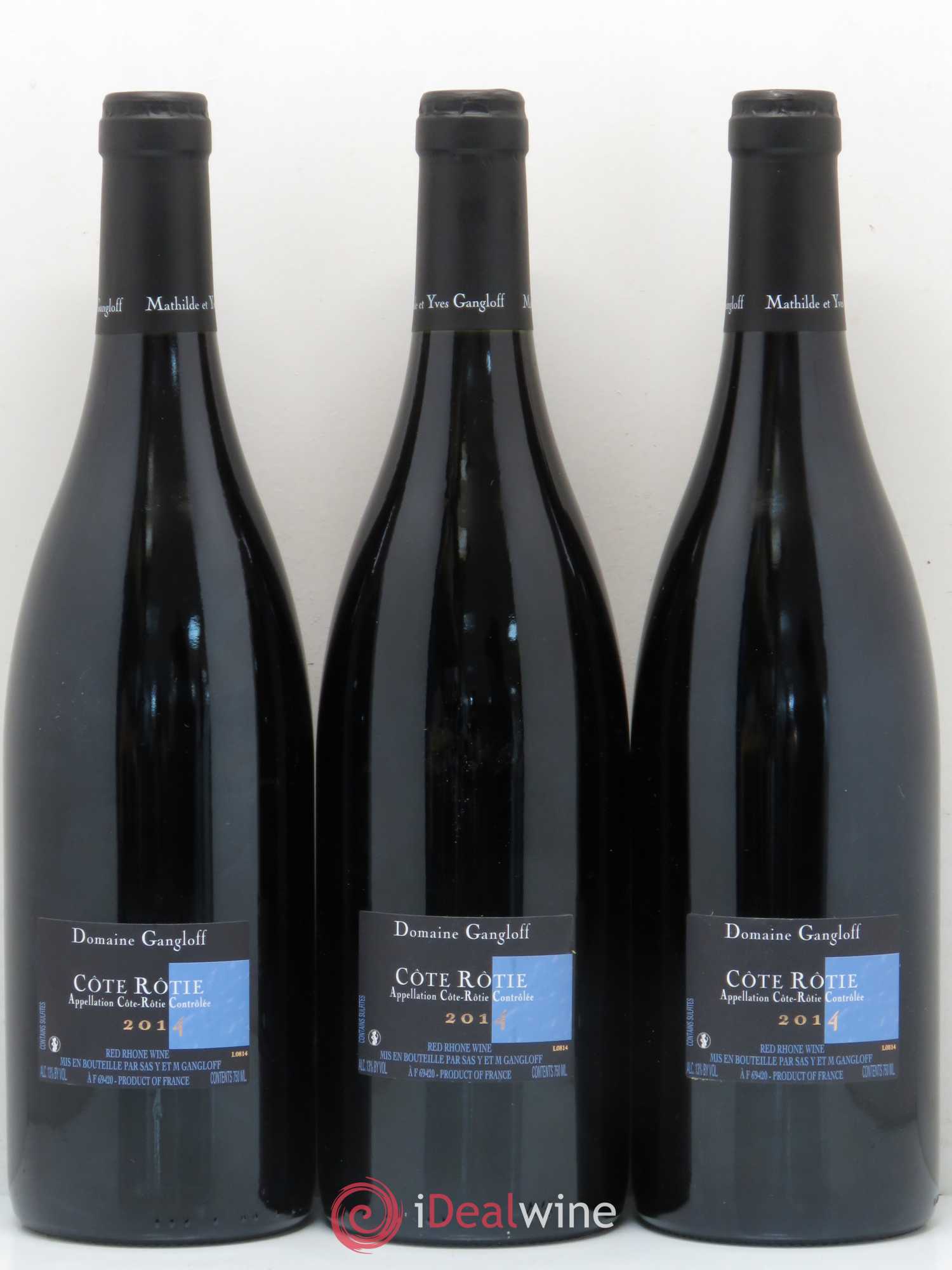 Côte-Rôtie La Barbarine Gangloff (Domaine) 2014 - Lot de 3 bouteilles - 1