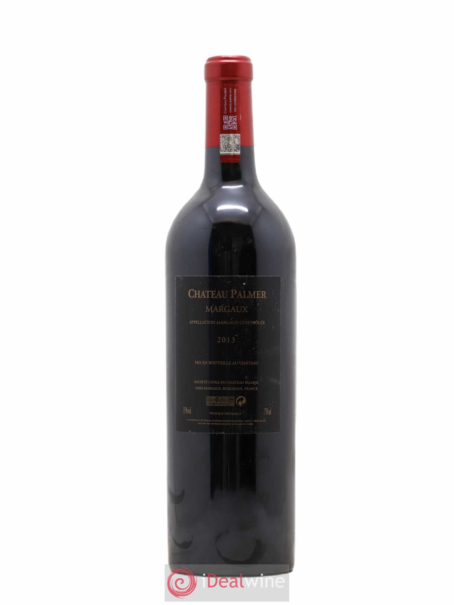 Château Palmer 3ème Grand Cru Classé 2013 - Lot de 1 bouteille - 1