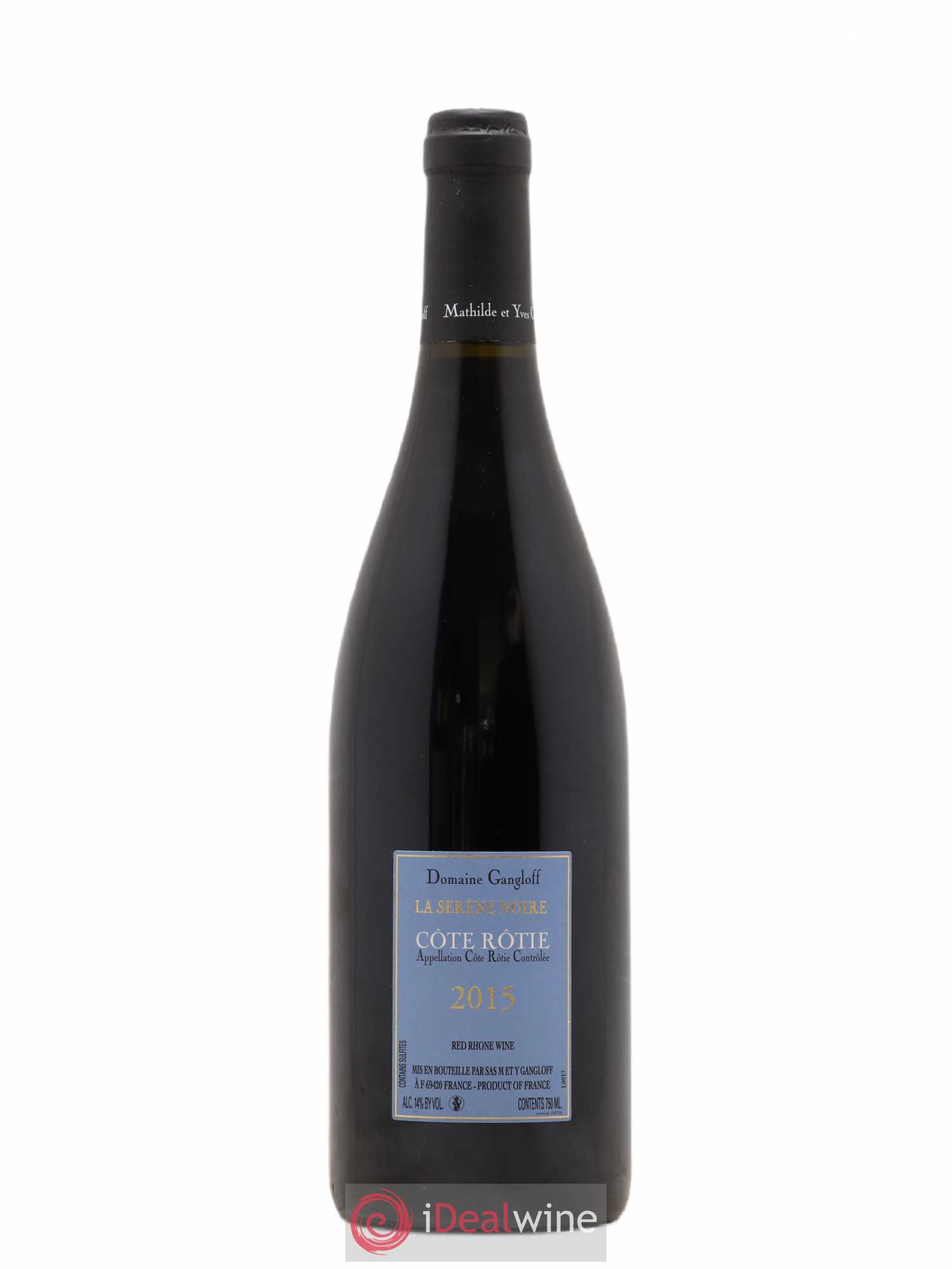 Côte-Rôtie La Sereine Noire Gangloff (Domaine) 2015 - Posten von 1 Flasche - 1