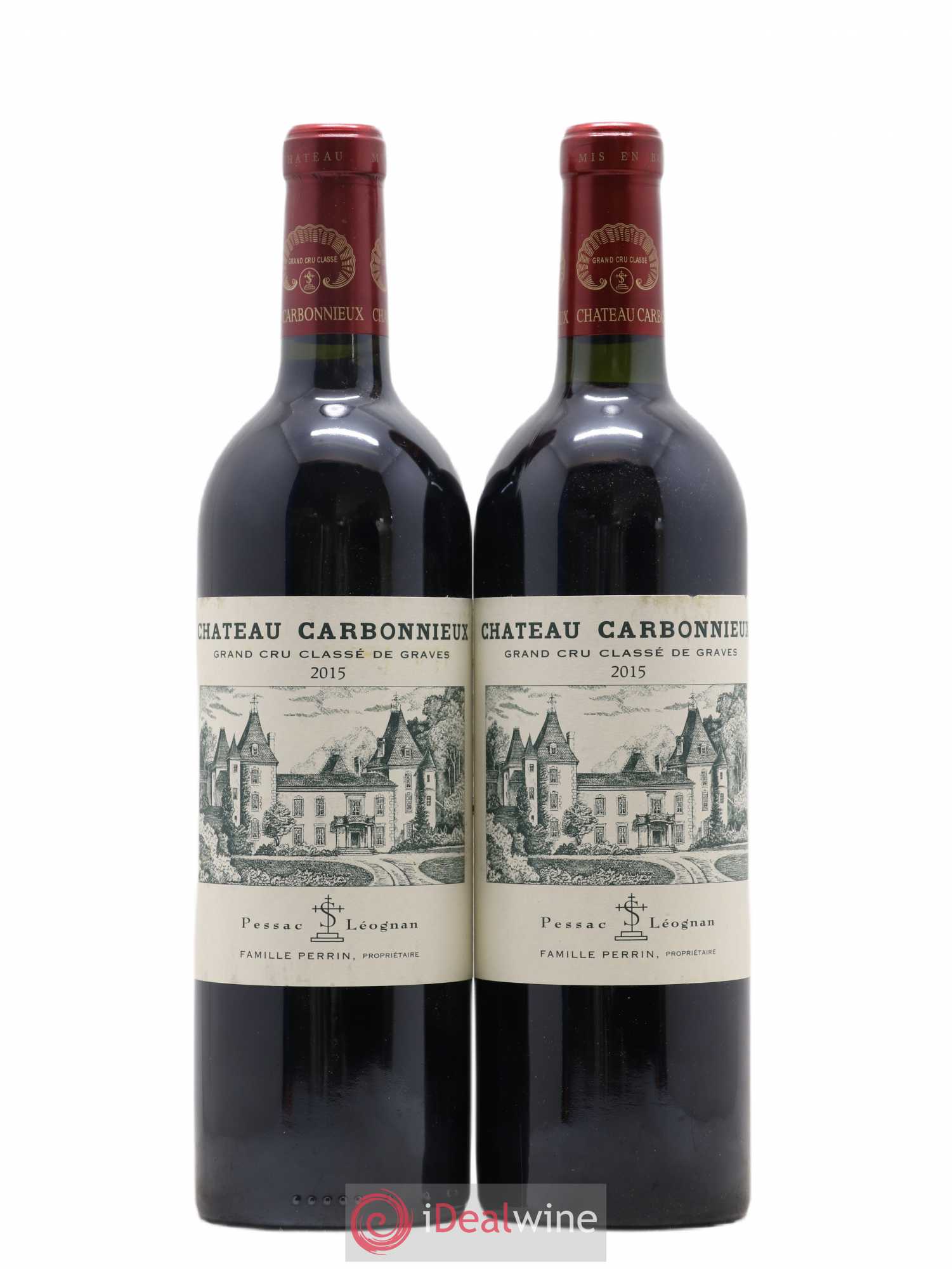 Château Carbonnieux Cru Classé de Graves 2015 - Lot de 2 bouteilles - 0