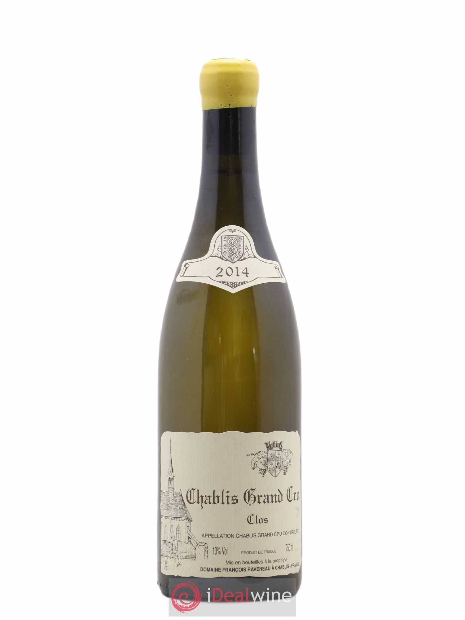 Chablis Grand Cru Clos Raveneau (Domaine) 2014 - Lot de 1 bouteille - 0