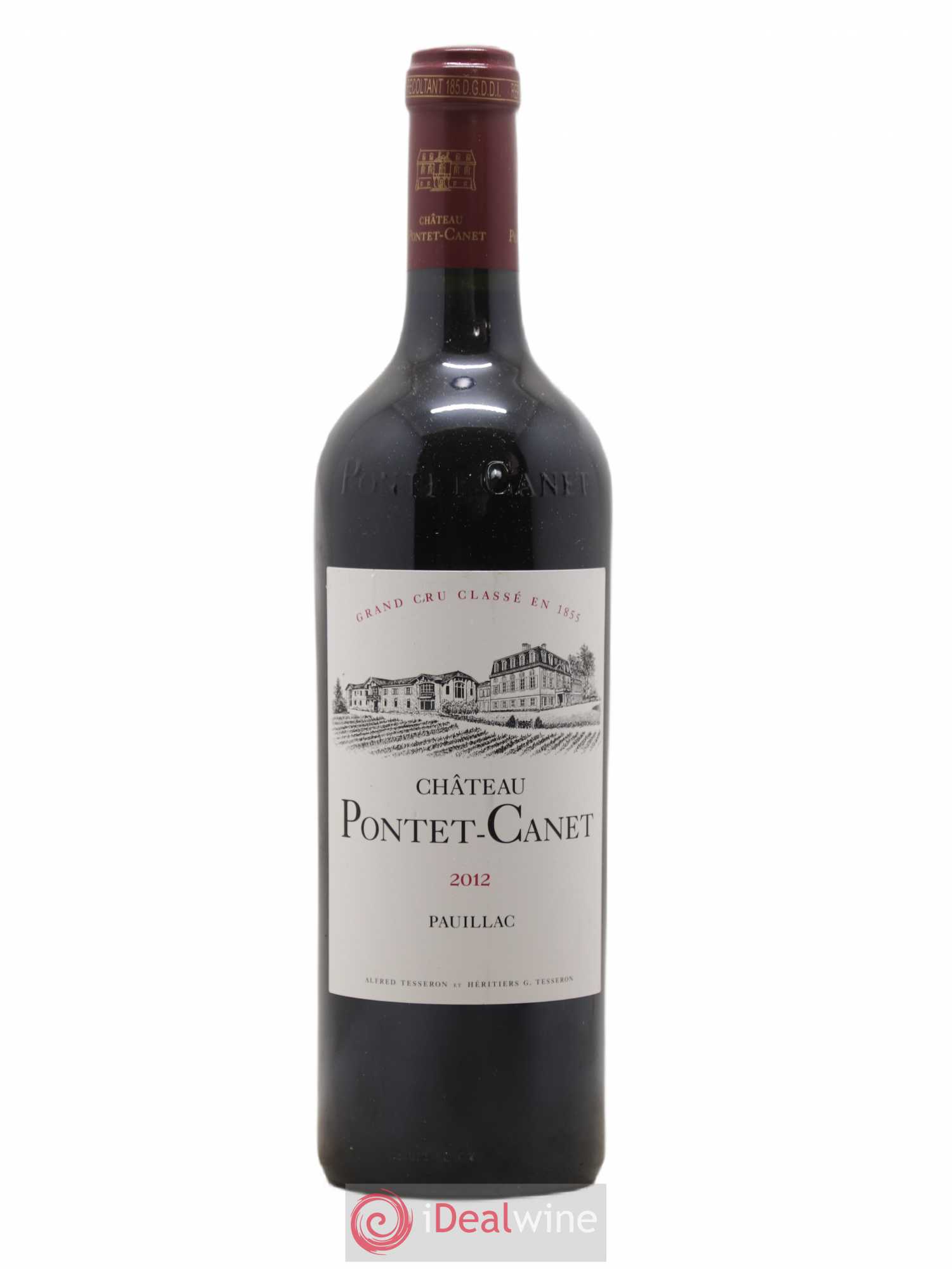 Château Pontet Canet 5ème Grand Cru Classé 2012 - Lot de 1 bouteille - 0