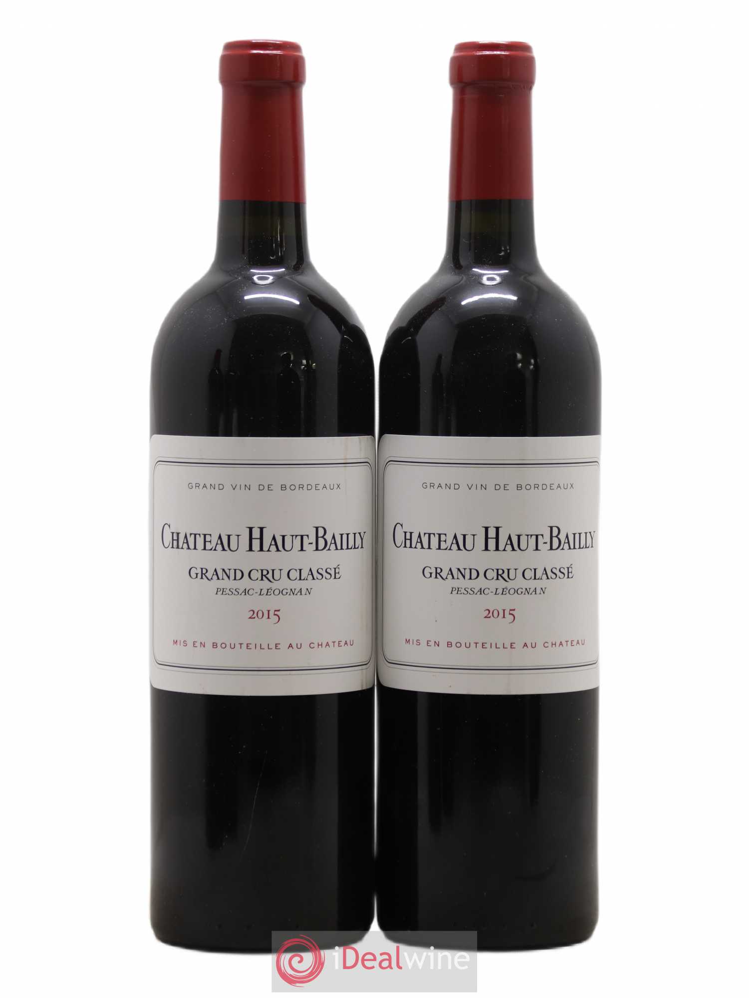Château Haut-Bailly Cru Classé de Graves 2015 - Lot de 2 bouteilles - 0