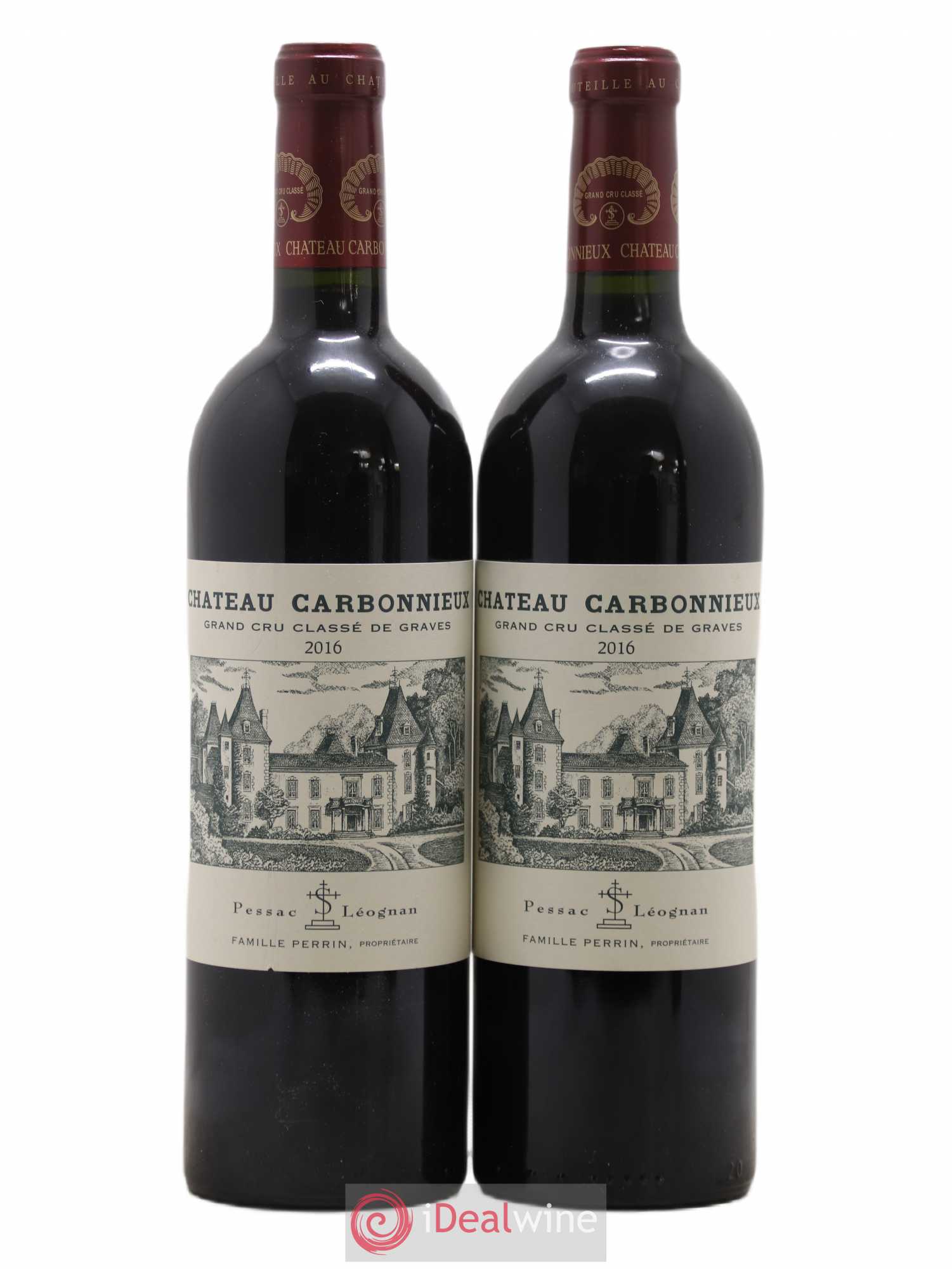Château Carbonnieux Cru Classé de Graves 2016 - Lot de 2 bouteilles - 0