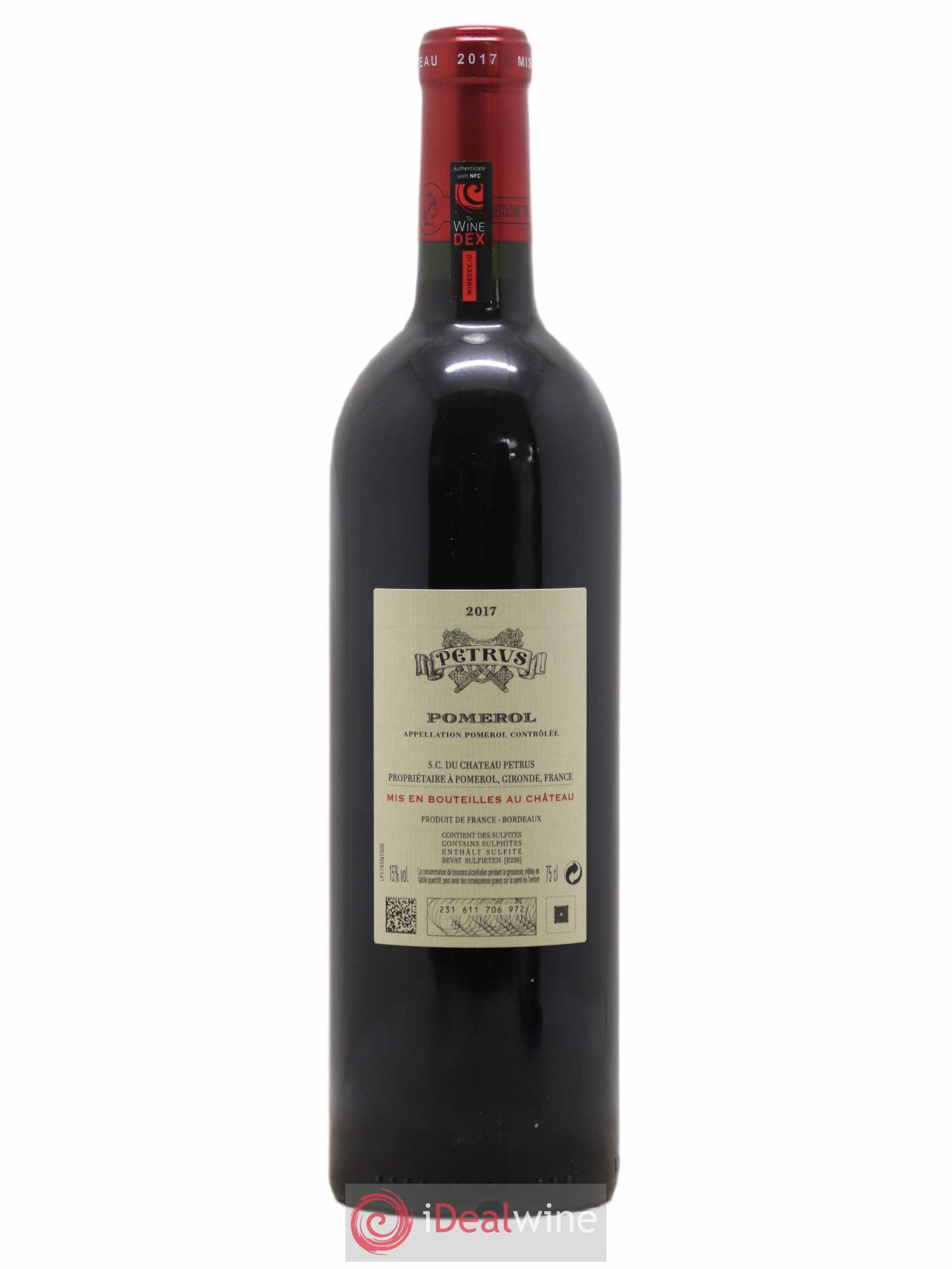 Petrus 2017 - Lot de 1 bouteille - 1