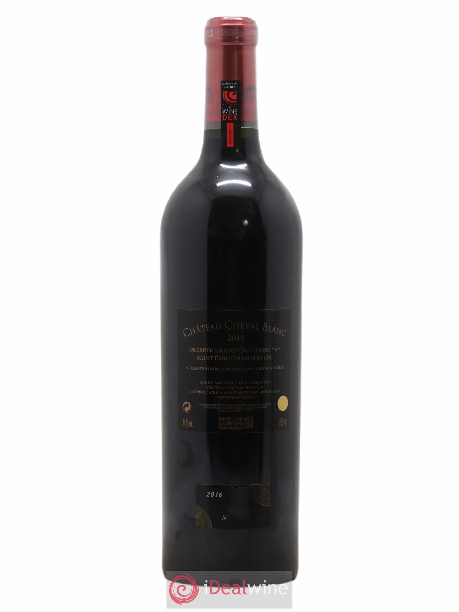 Château Cheval Blanc 1er Grand Cru Classé A 2016 - Lot de 1 bouteille - 1