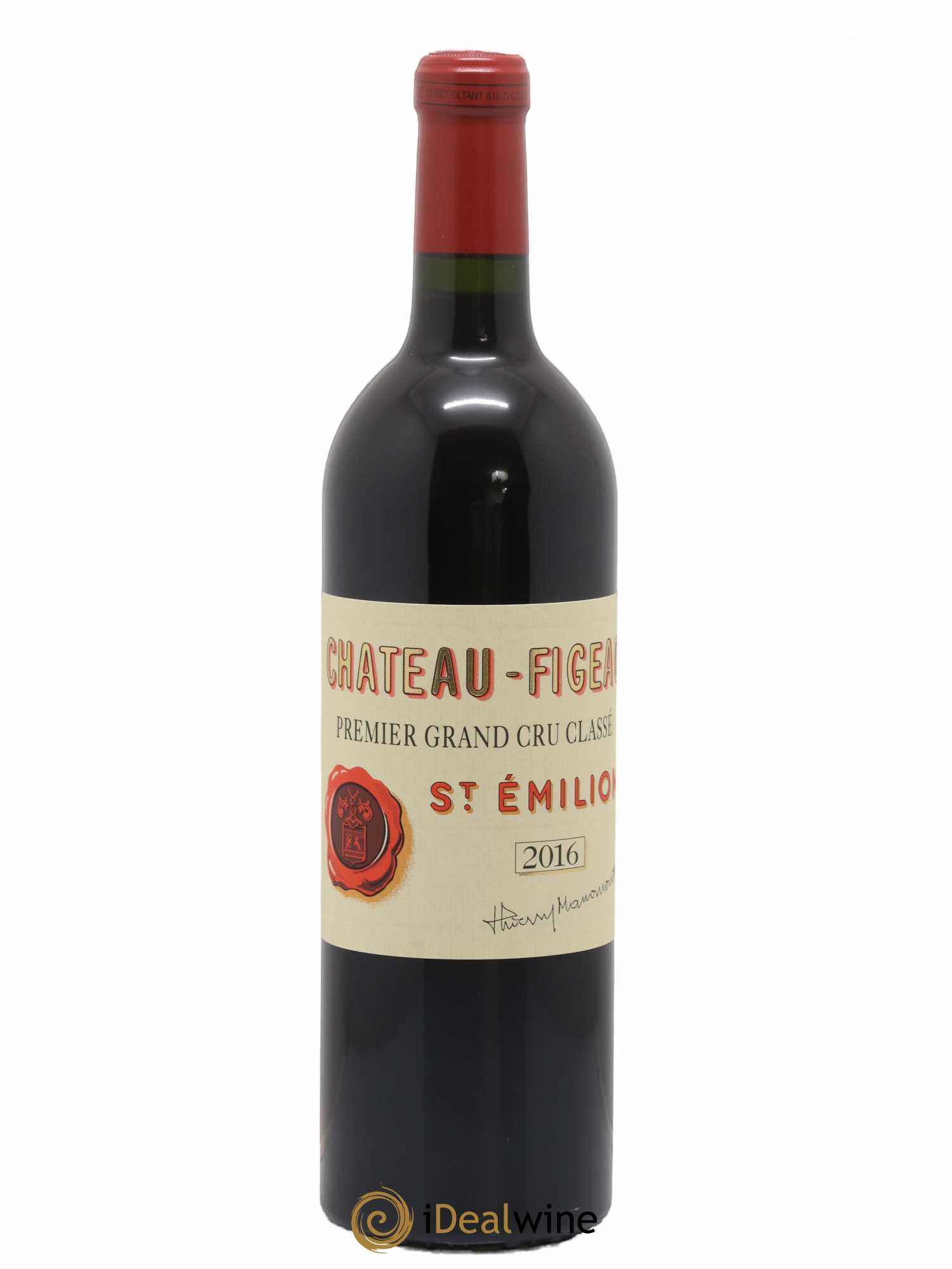 Château Figeac 1er Grand Cru Classé A 2016 - Lot de 1 bouteille - 0