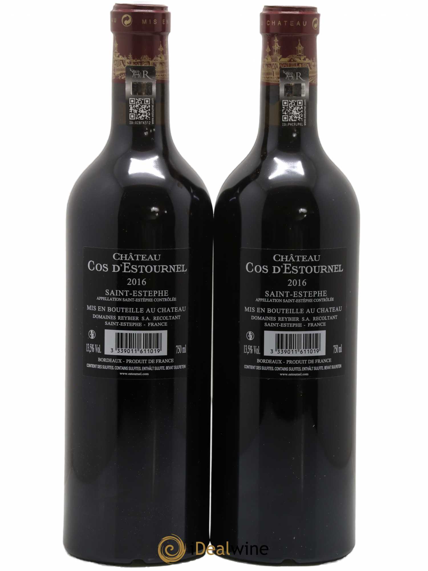 Cos d'Estournel 2ème Grand Cru Classé 2016 - Lot de 2 bouteilles - 1
