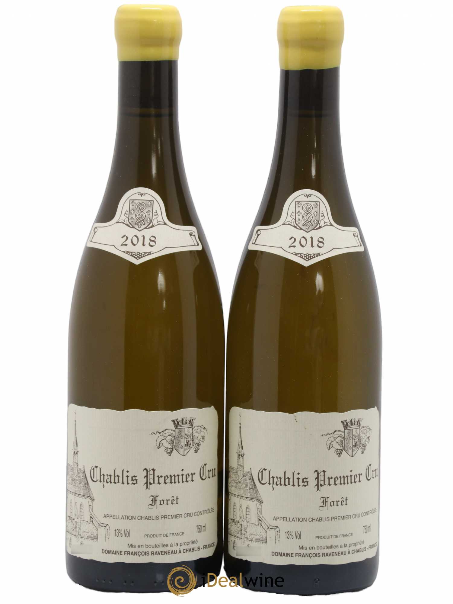 Chablis 1er Cru Forêt Raveneau (Domaine) 2018 - Lot de 2 bouteilles - 0