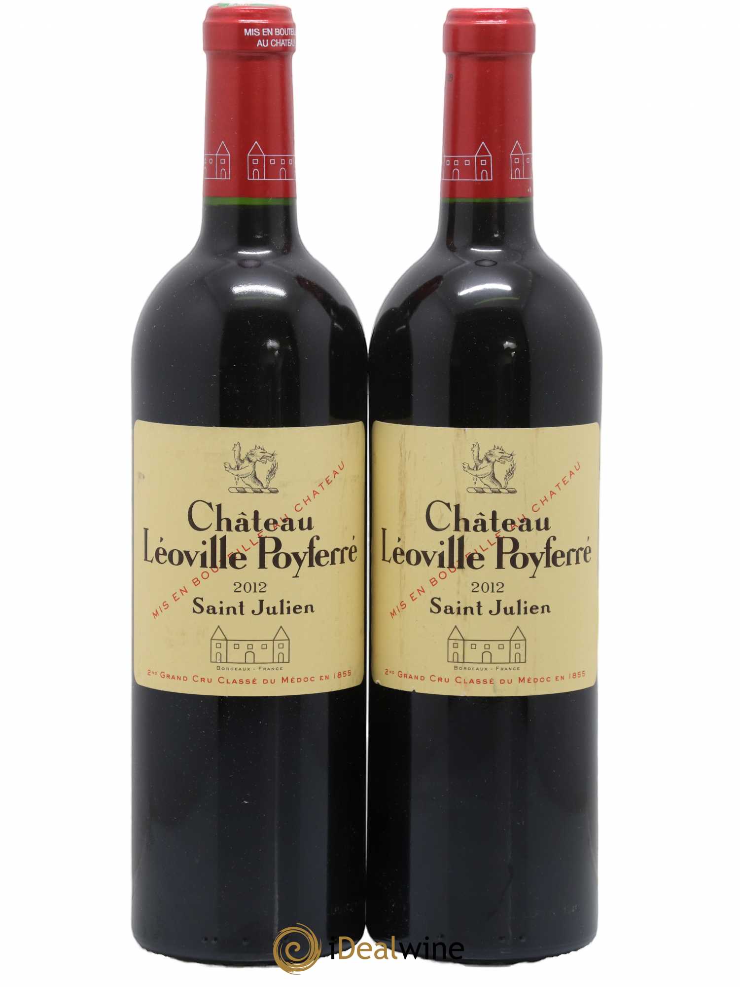 Château Léoville Poyferré 2ème Grand Cru Classé 2012 - Lot de 2 bouteilles - 0