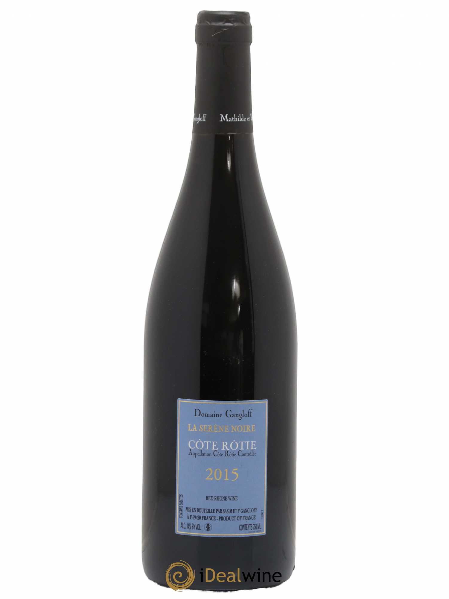 Côte-Rôtie La Sereine Noire Gangloff (Domaine) 2015 - Lot de 1 bouteille - 1
