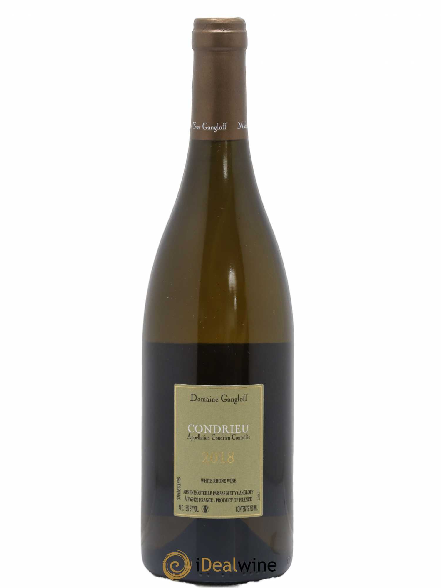 Condrieu Domaine Gangloff (Domaine) 2018 - Lot de 1 bouteille - 1
