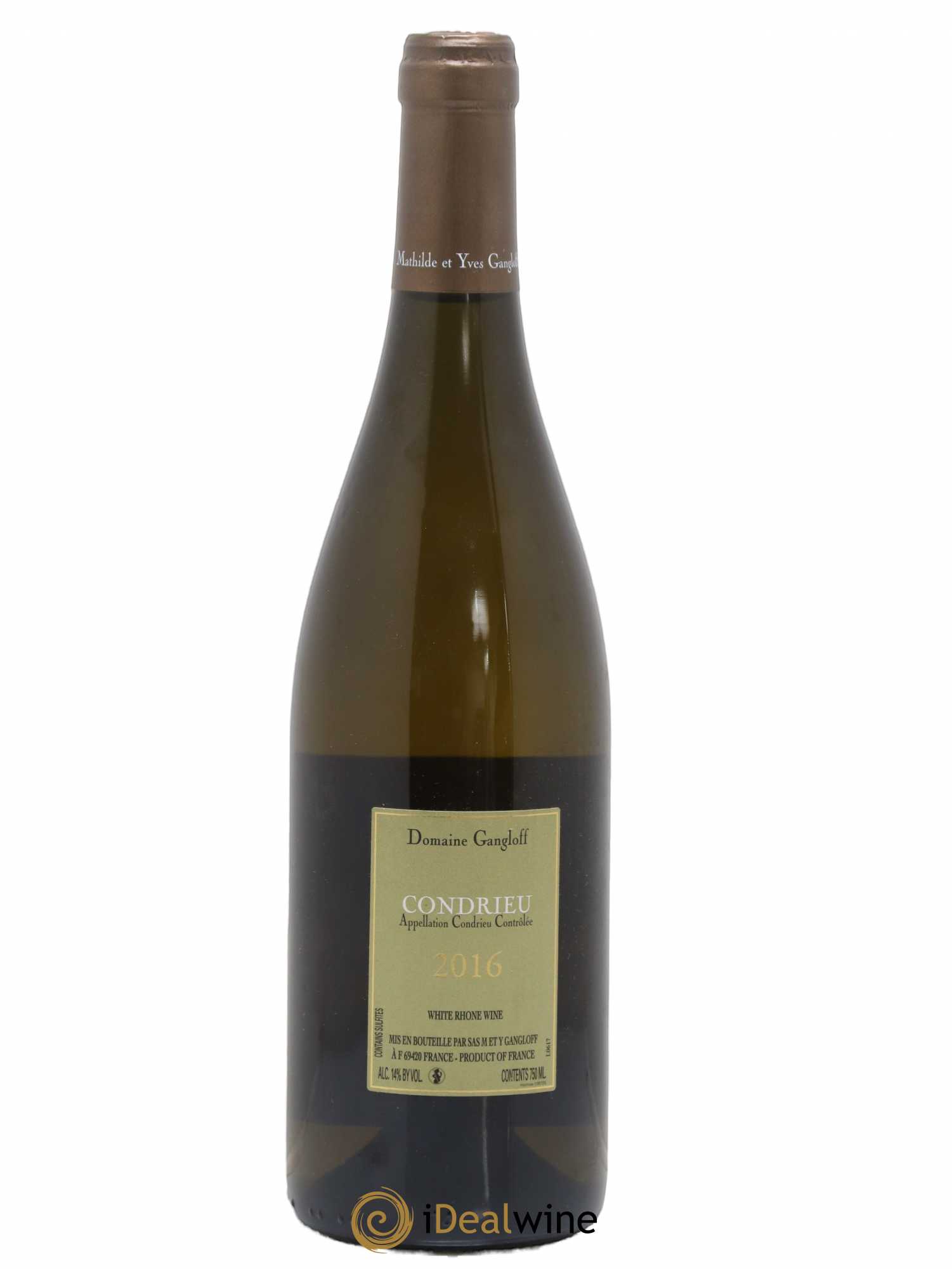 Condrieu Domaine Gangloff (Domaine) 2016 - Lot de 1 bouteille - 1