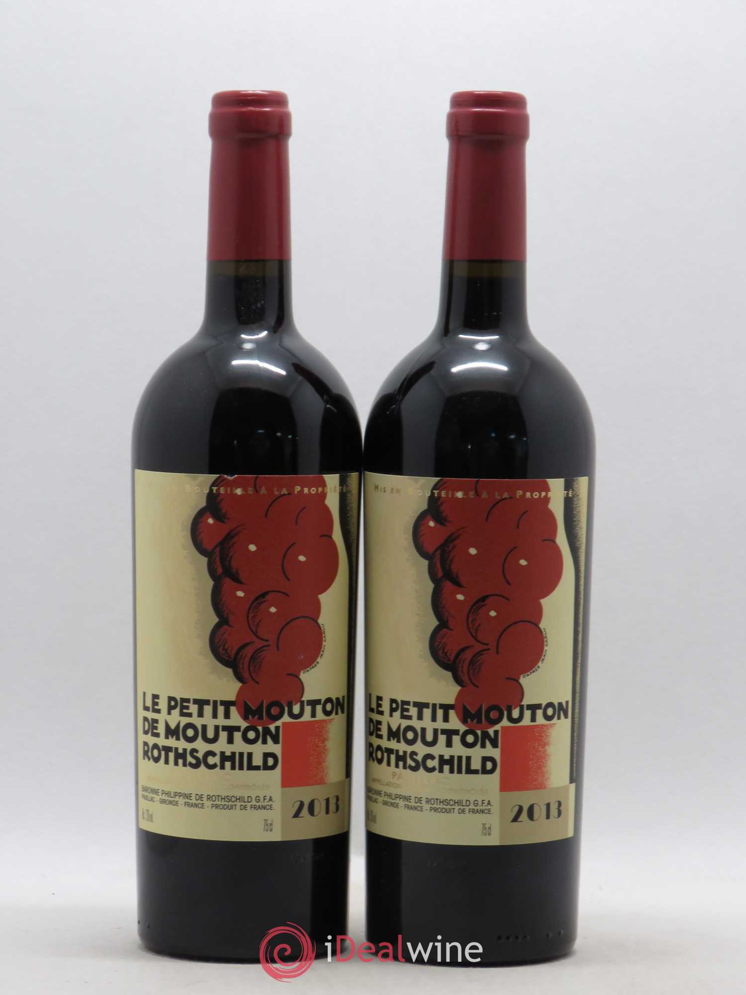 Petit Mouton Second Vin 2013 - Lot de 2 bouteilles - 0