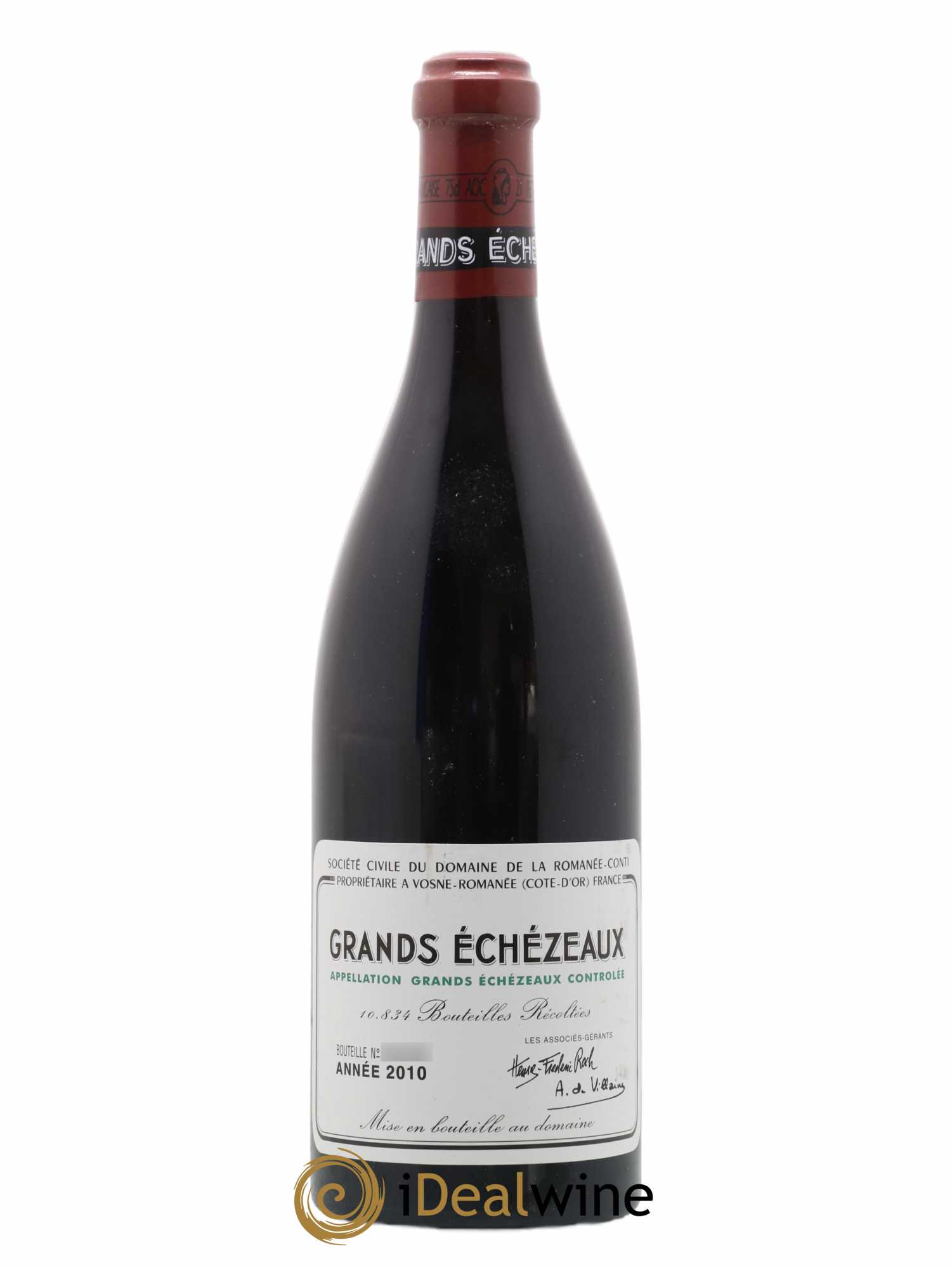 Grands-Echezeaux Grand Cru Domaine de la Romanée-Conti 2010 - Lot de 1 bouteille - 0