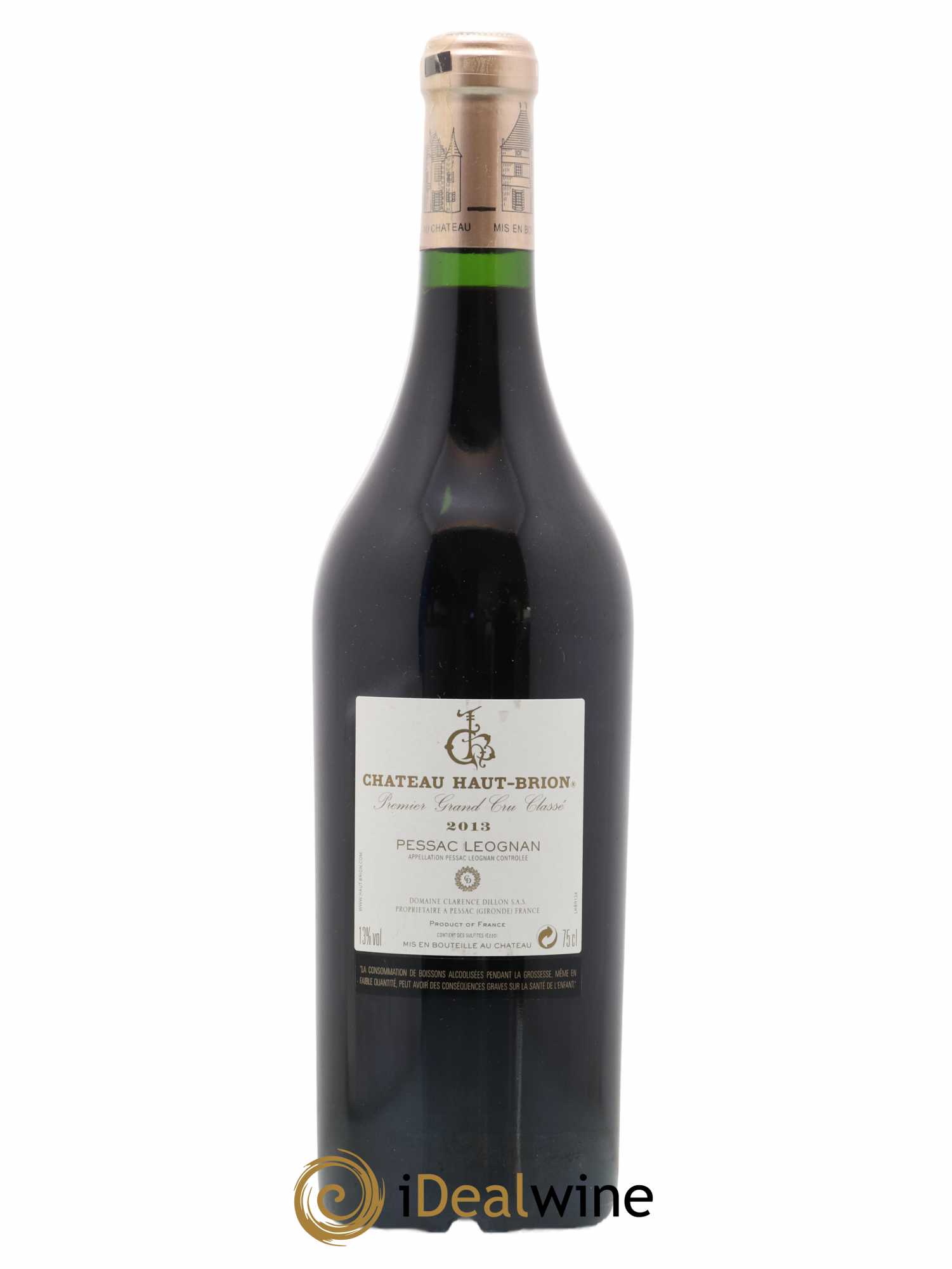 Château Haut Brion 1er Grand Cru Classé 2013 - Lot de 1 bouteille - 1
