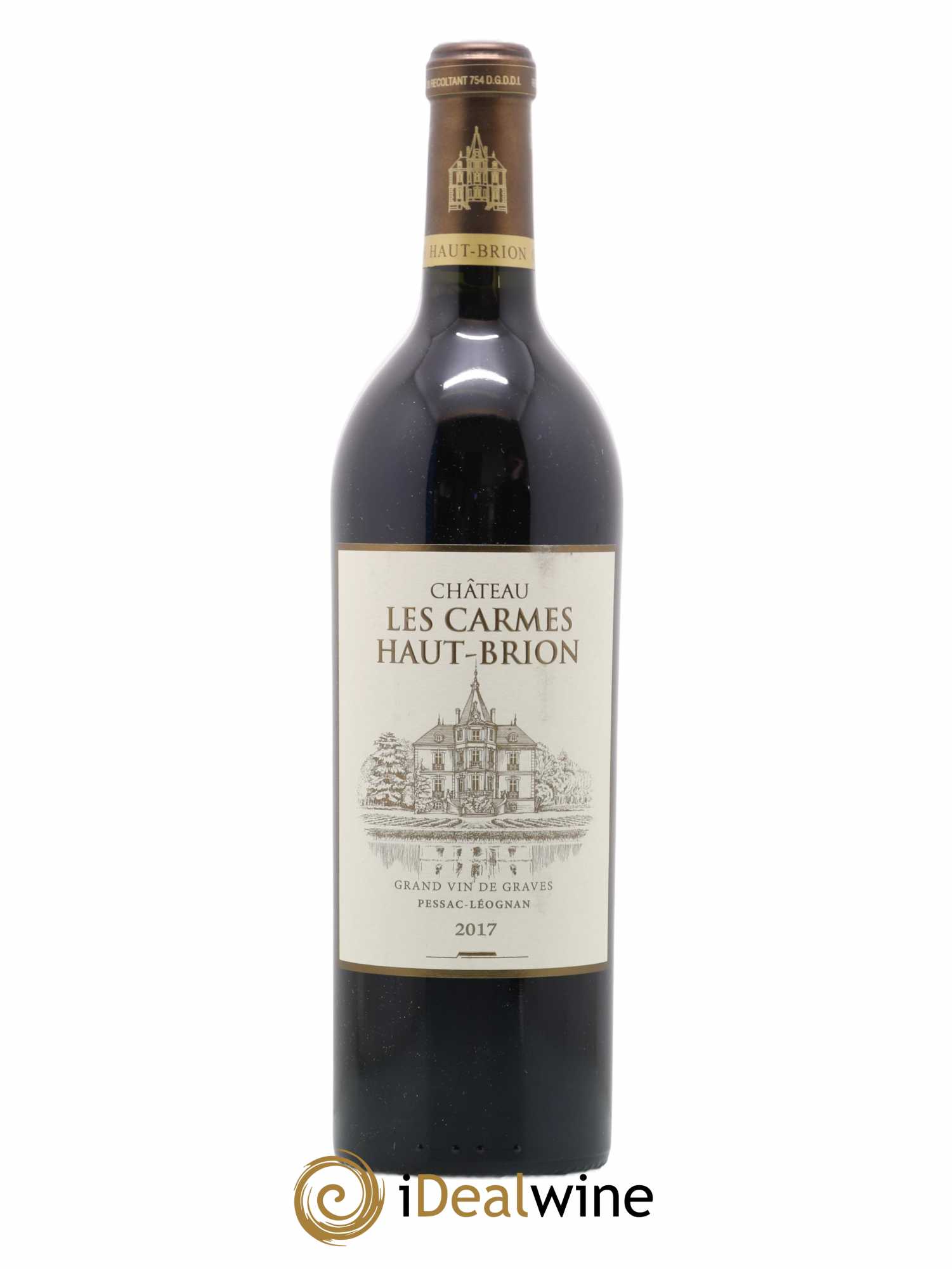 Château Les Carmes Haut-Brion 2017 - Lot de 1 bouteille - 0