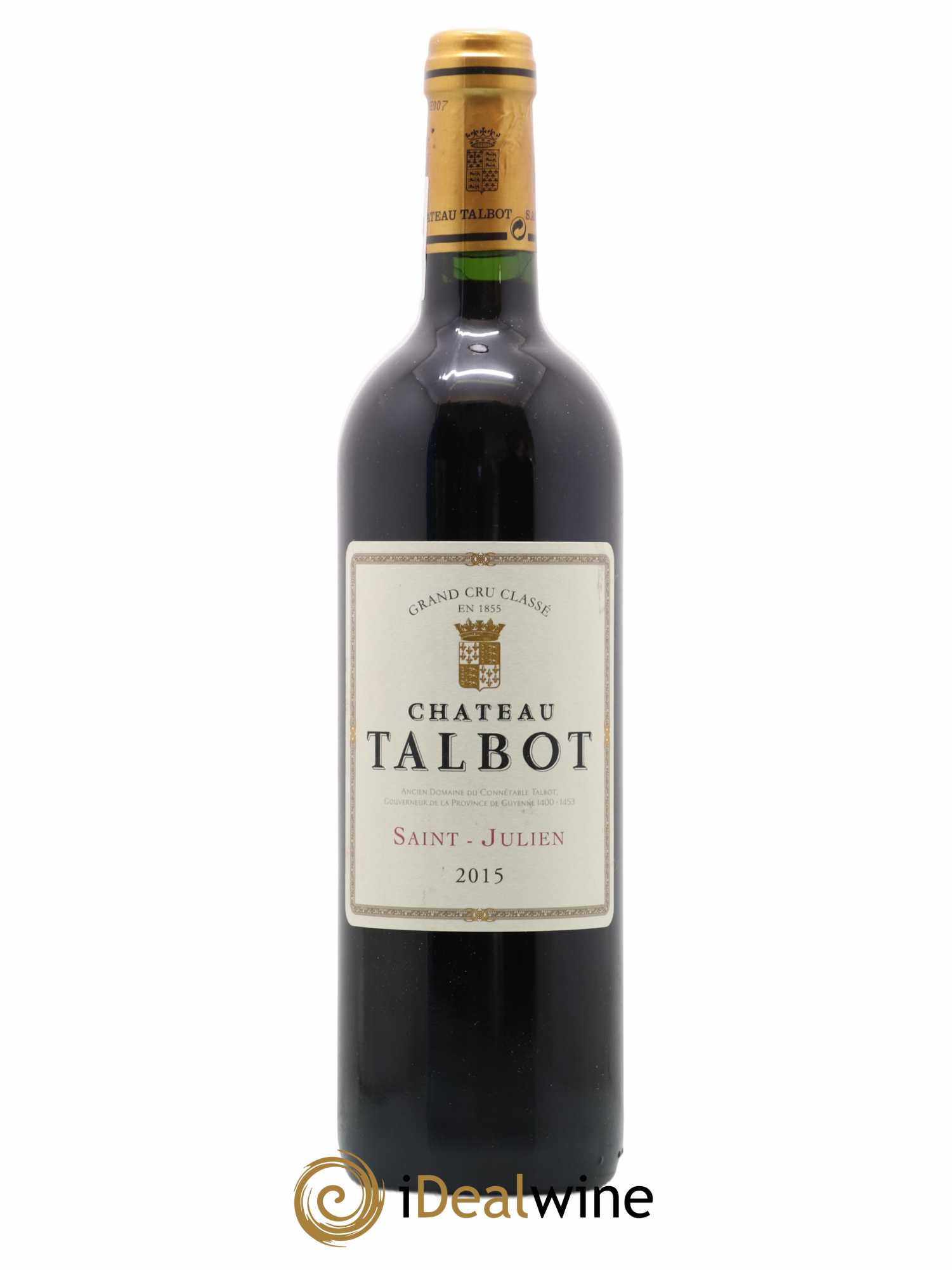 Château Talbot 4ème Grand Cru Classé 2015 - Lot de 1 bouteille - 0