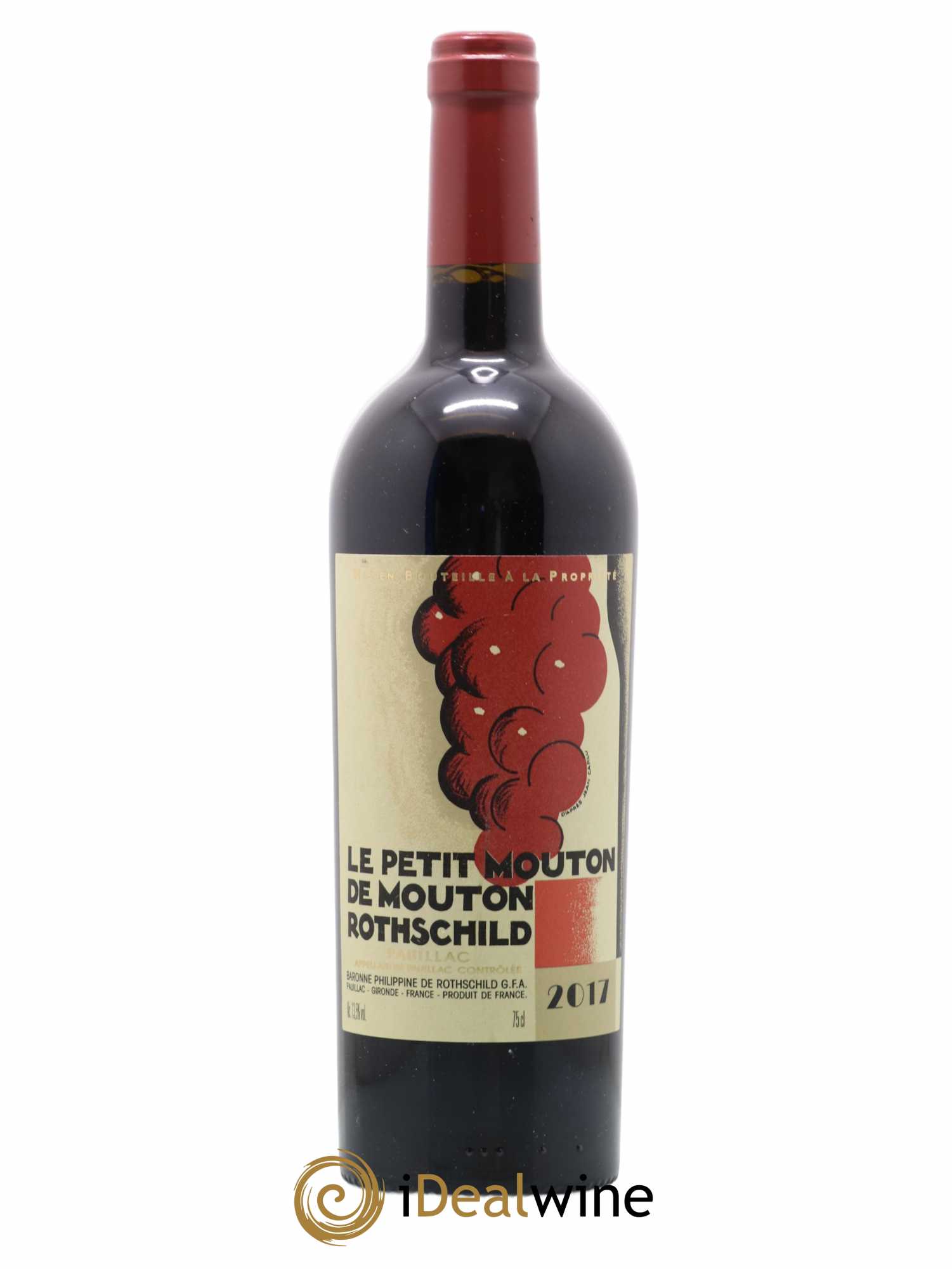 Petit Mouton Second Vin 2017 - Lot de 1 bouteille - 0